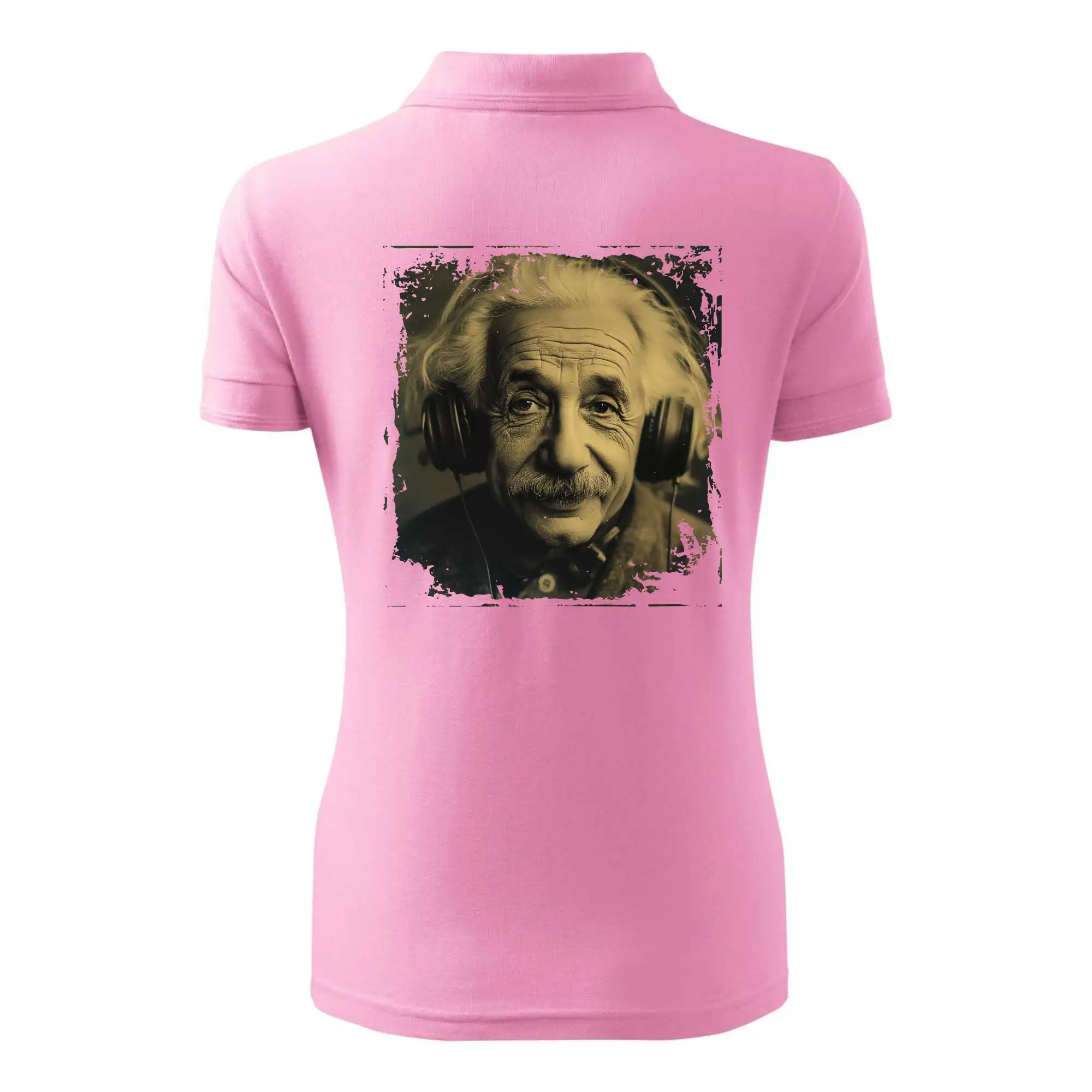 Albert se sluchátky