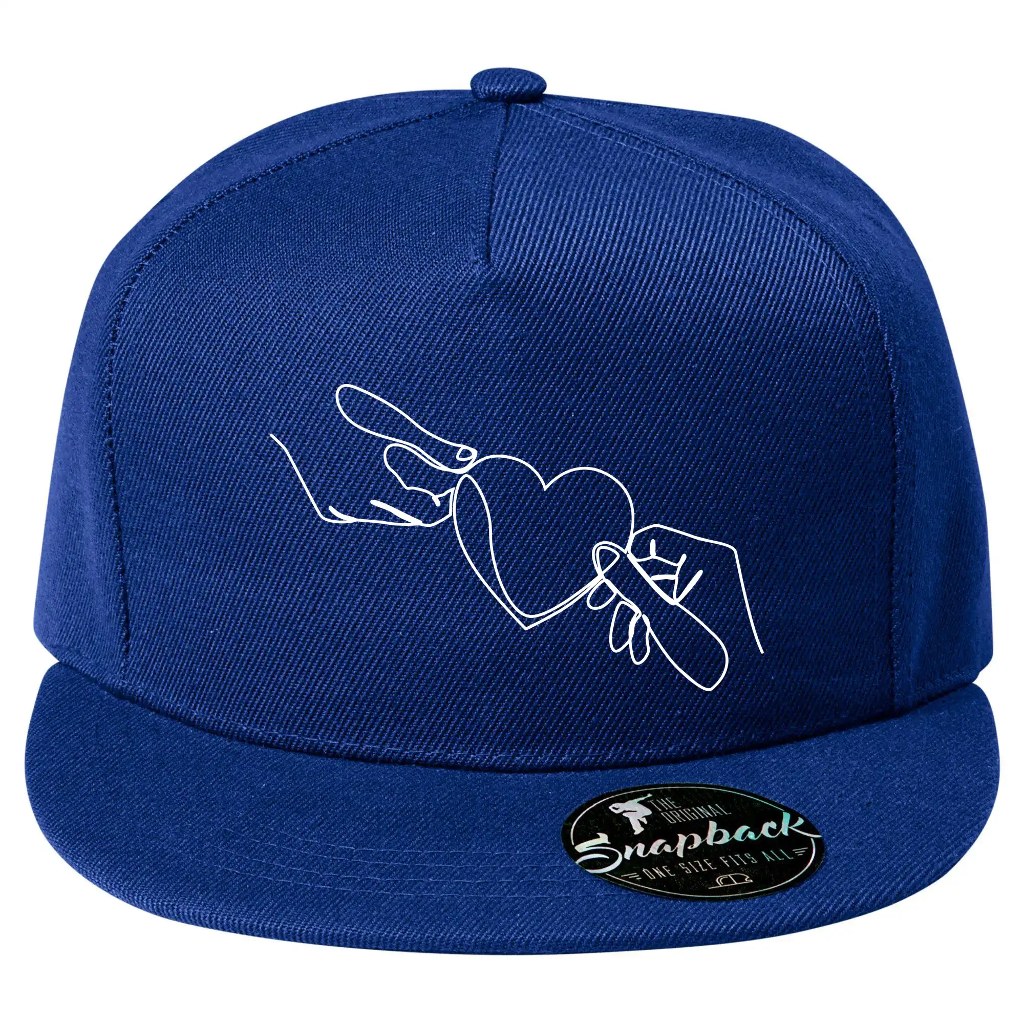 Dvě ruce a srdce jedním tahem