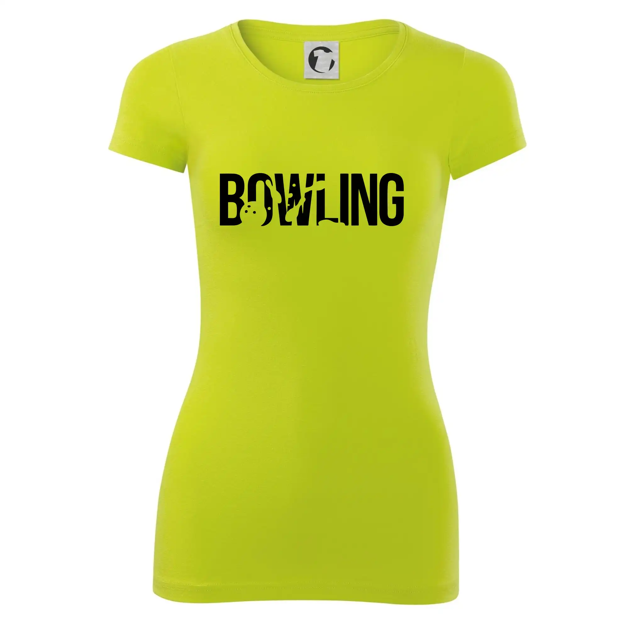 Bowling nápis kuželky