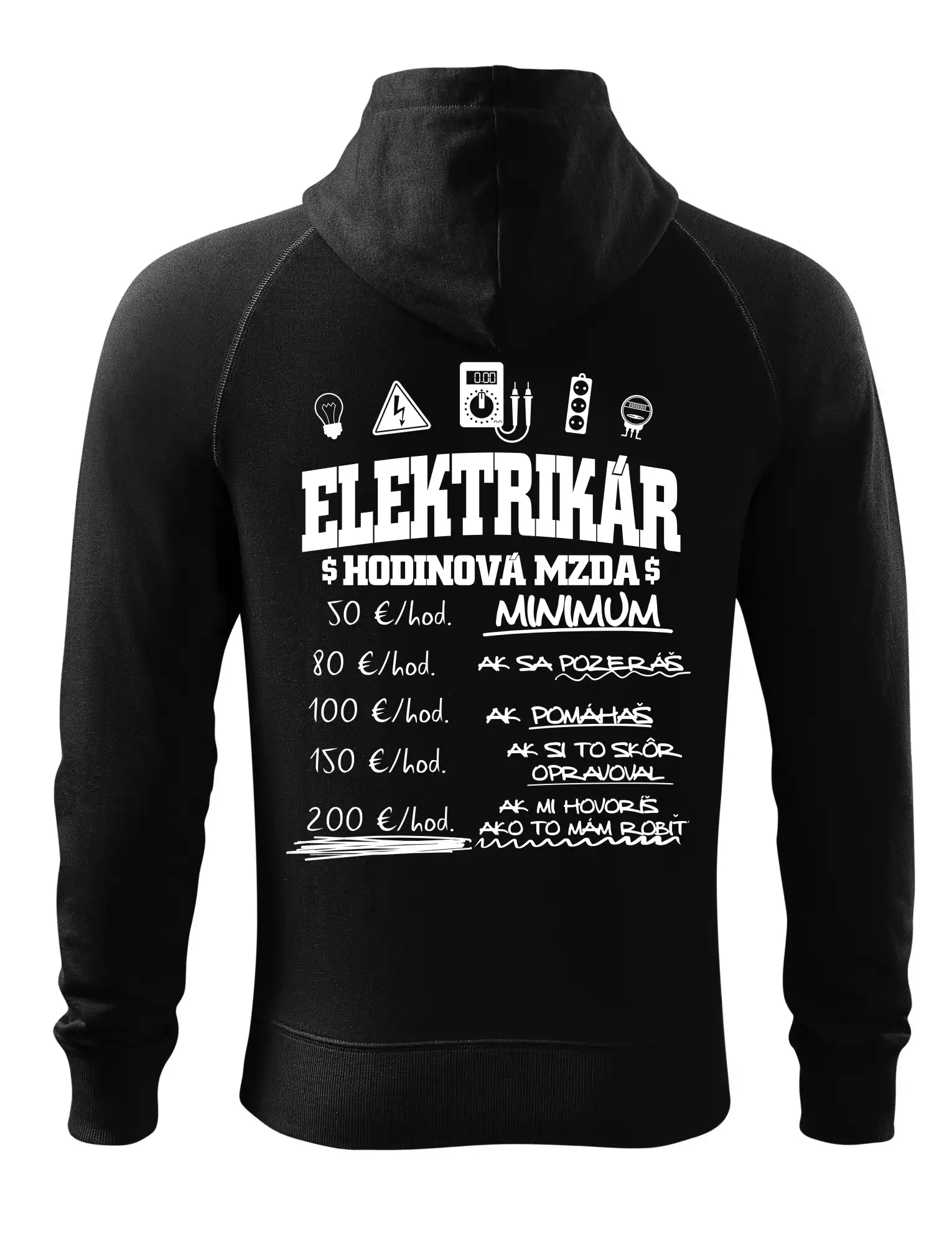Hodinová mzda elektrikár SK