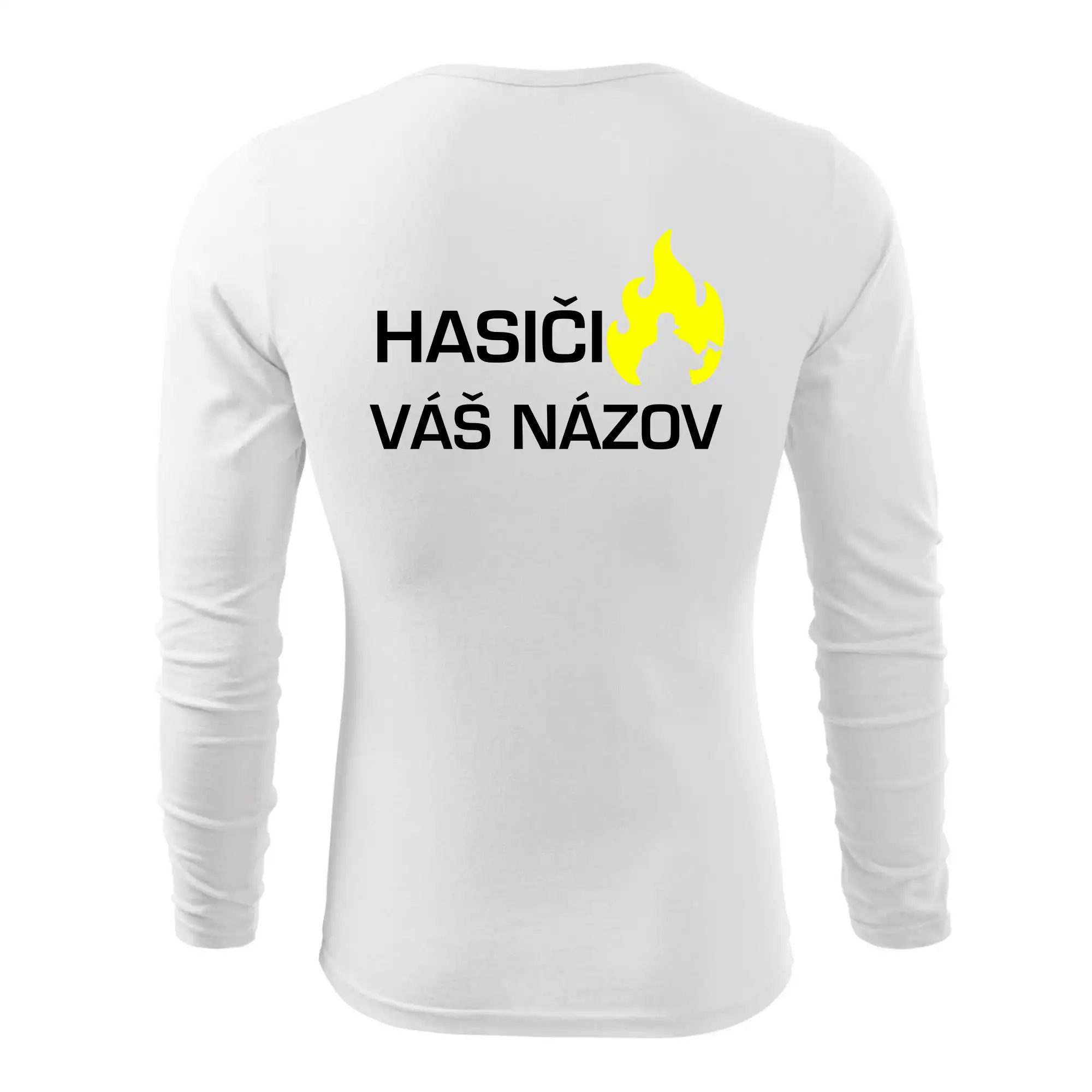 Hasiči - Váš názov - FLUO + Reflexná potlač