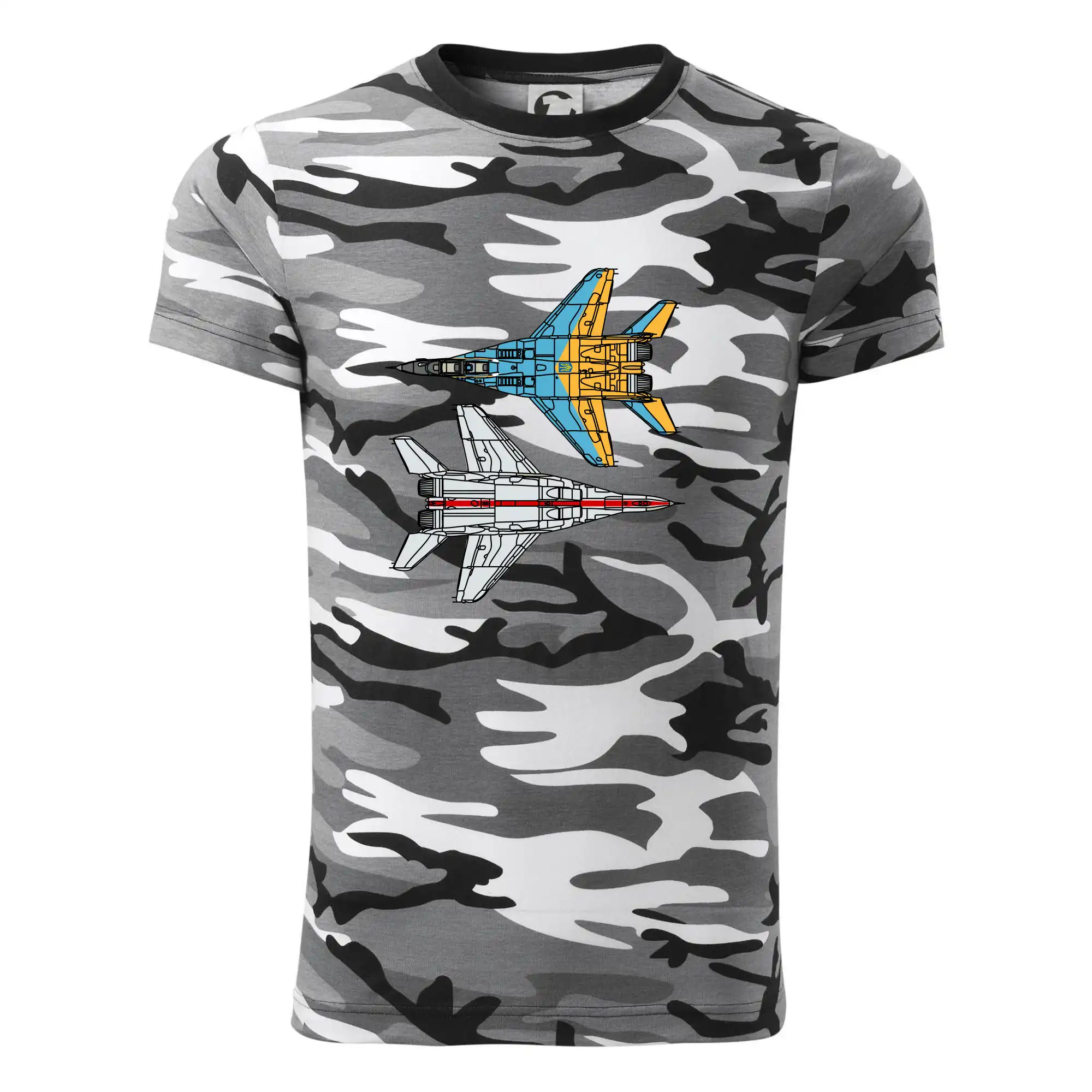 Mig 29 Fulcrum ze spoda a ze zhora