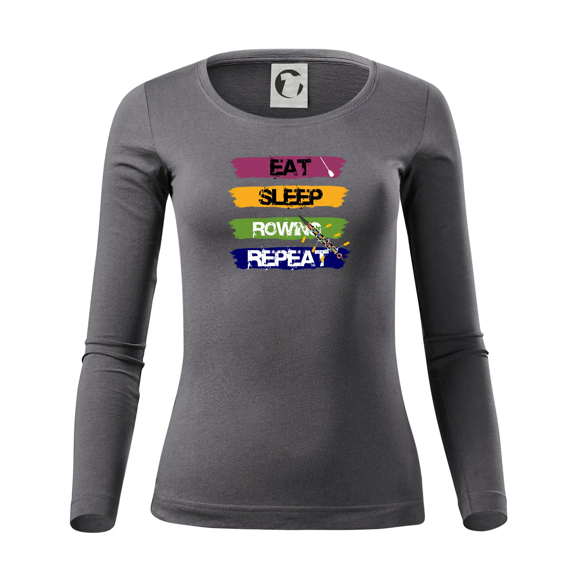 Eat sleep rowing repeat barevné