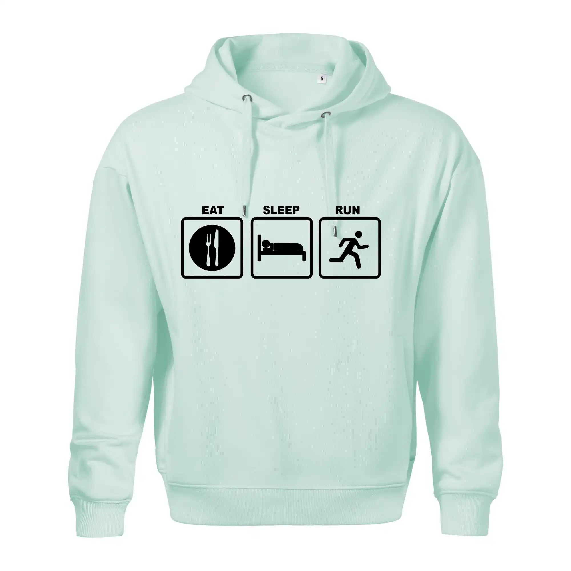 Eat sleep run čtverce