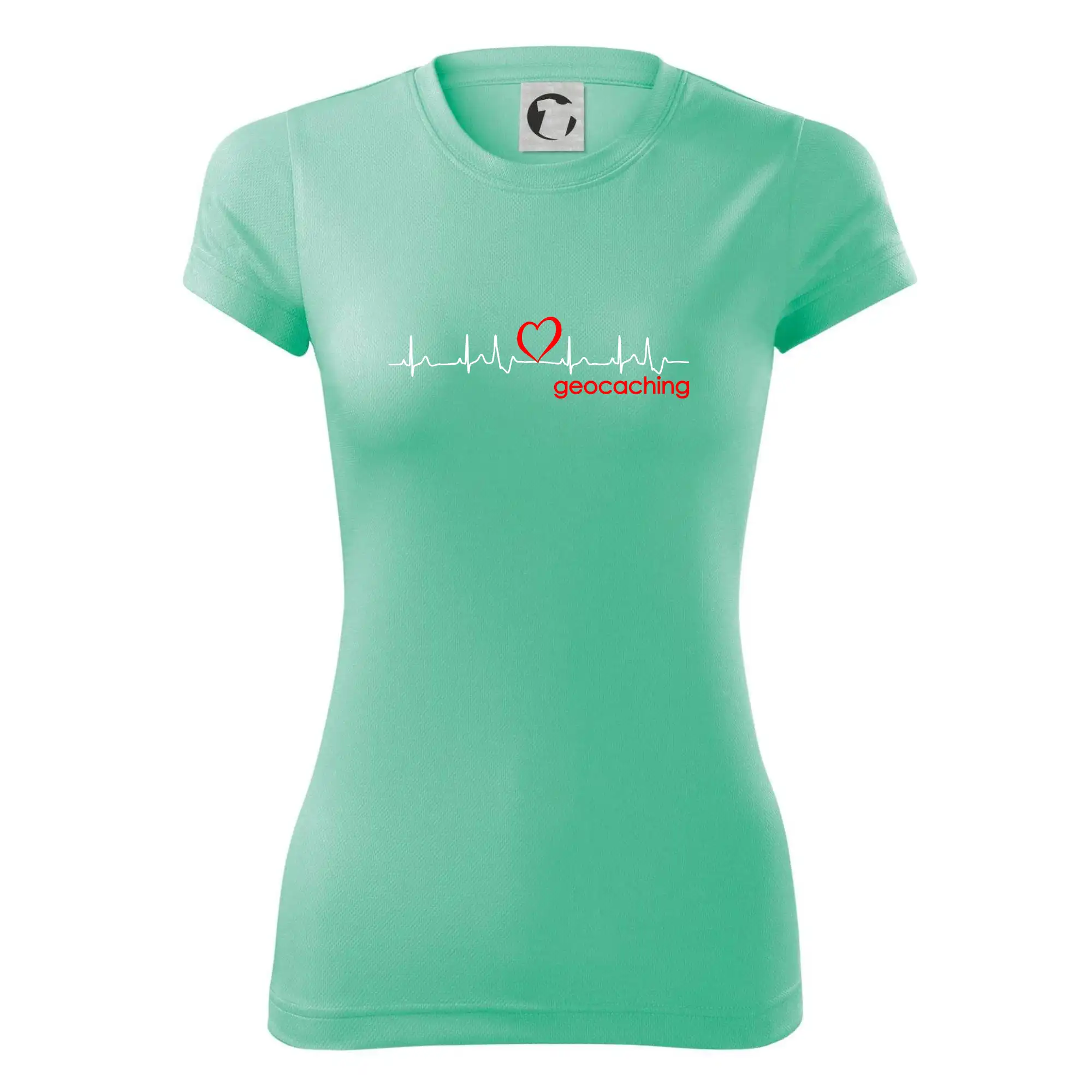 Moje srdce bije pro Geocaching -text