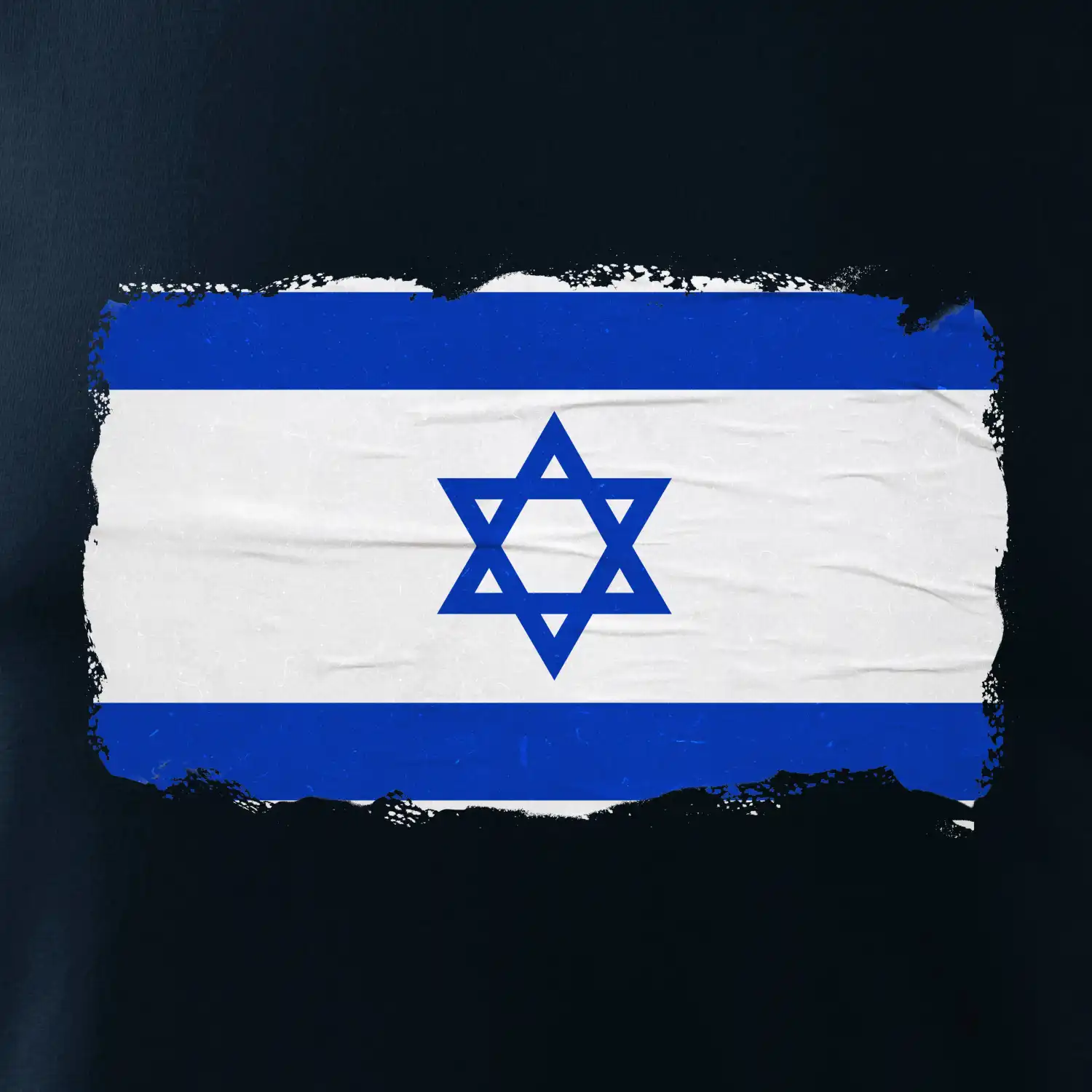 Izraelská vlajka plakát