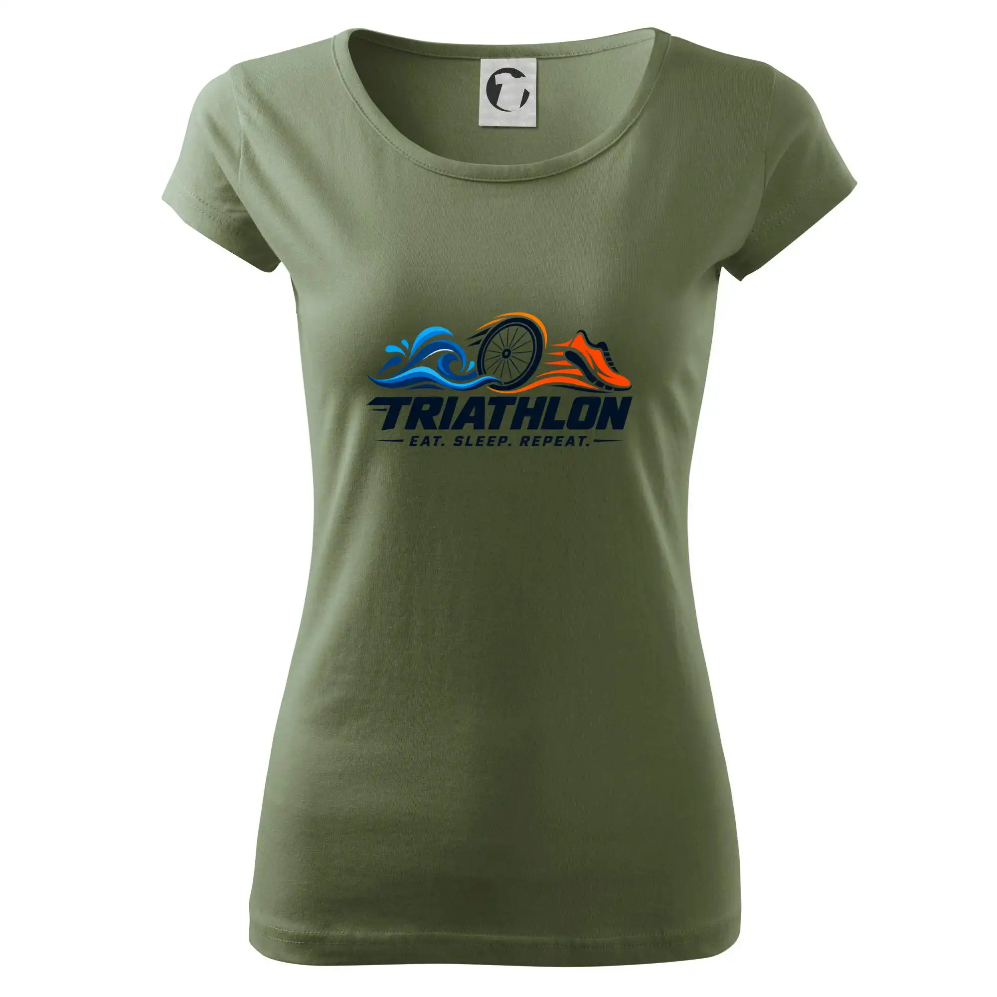 Triatlon plavání kolo a běh eat sleep repeat