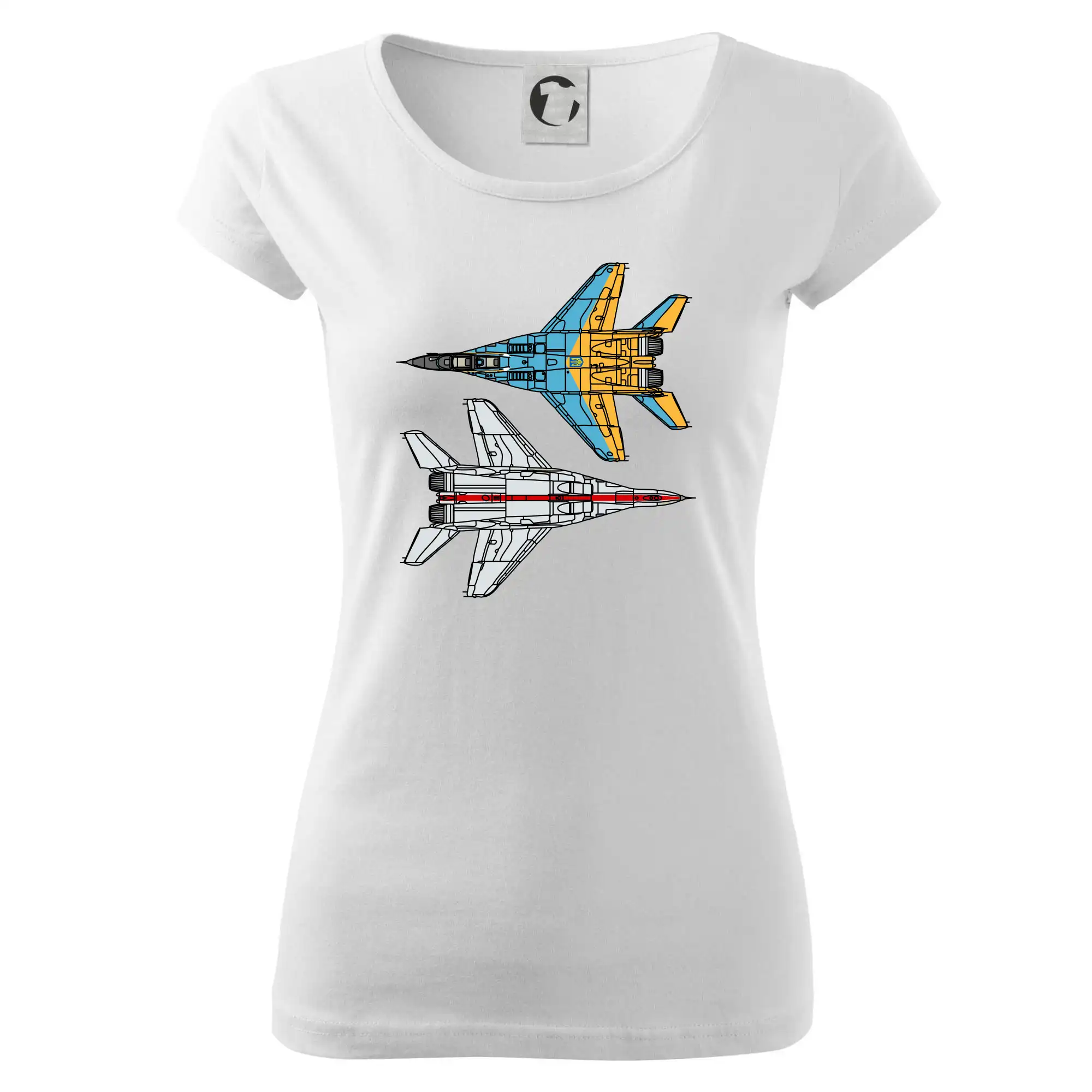 Mig 29 Fulcrum ze spoda a ze zhora