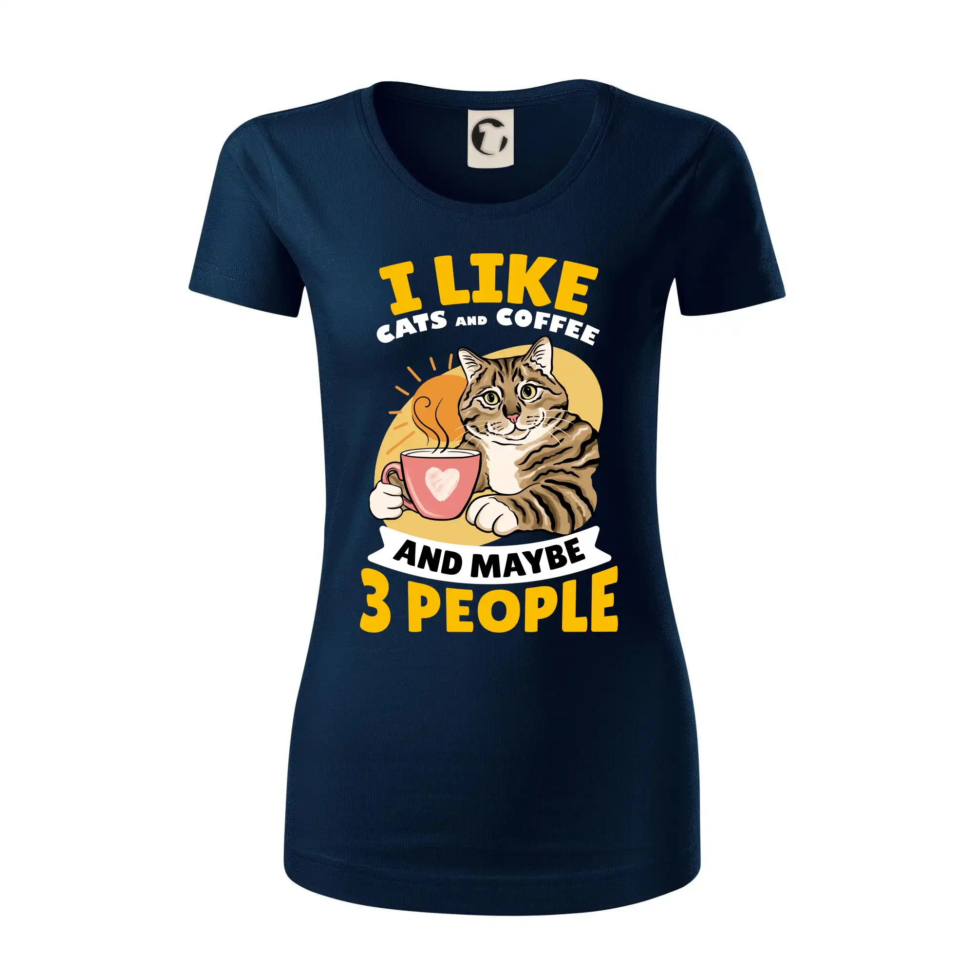 I like cats and coffee and maybe 3 people