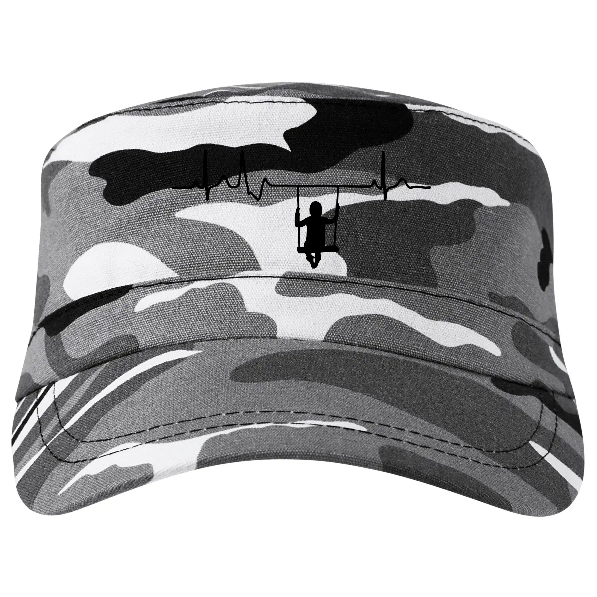 Grafické tričká - EKG hojdačka - Šiltovka CAMO