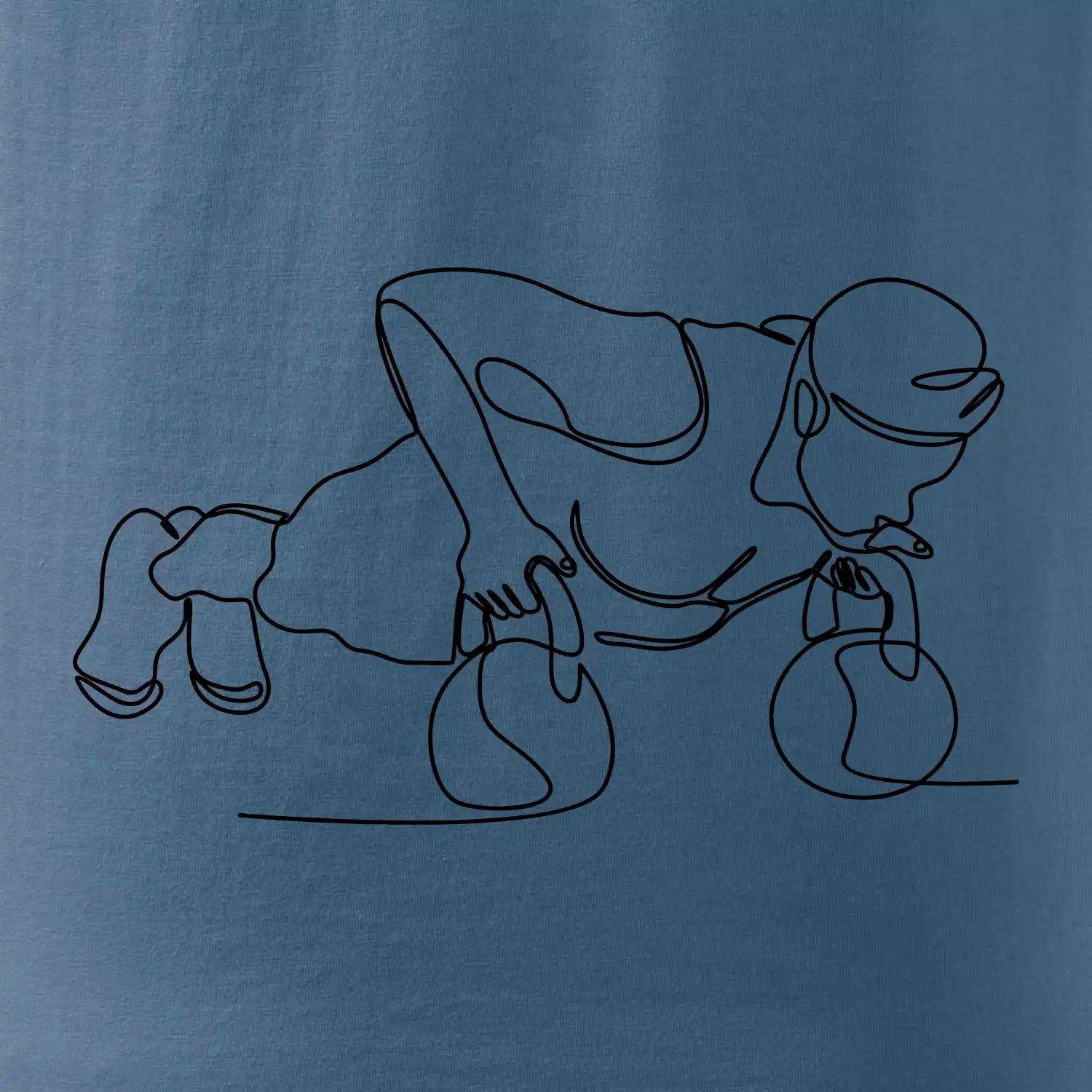 Kitebell posilování jedním tahem