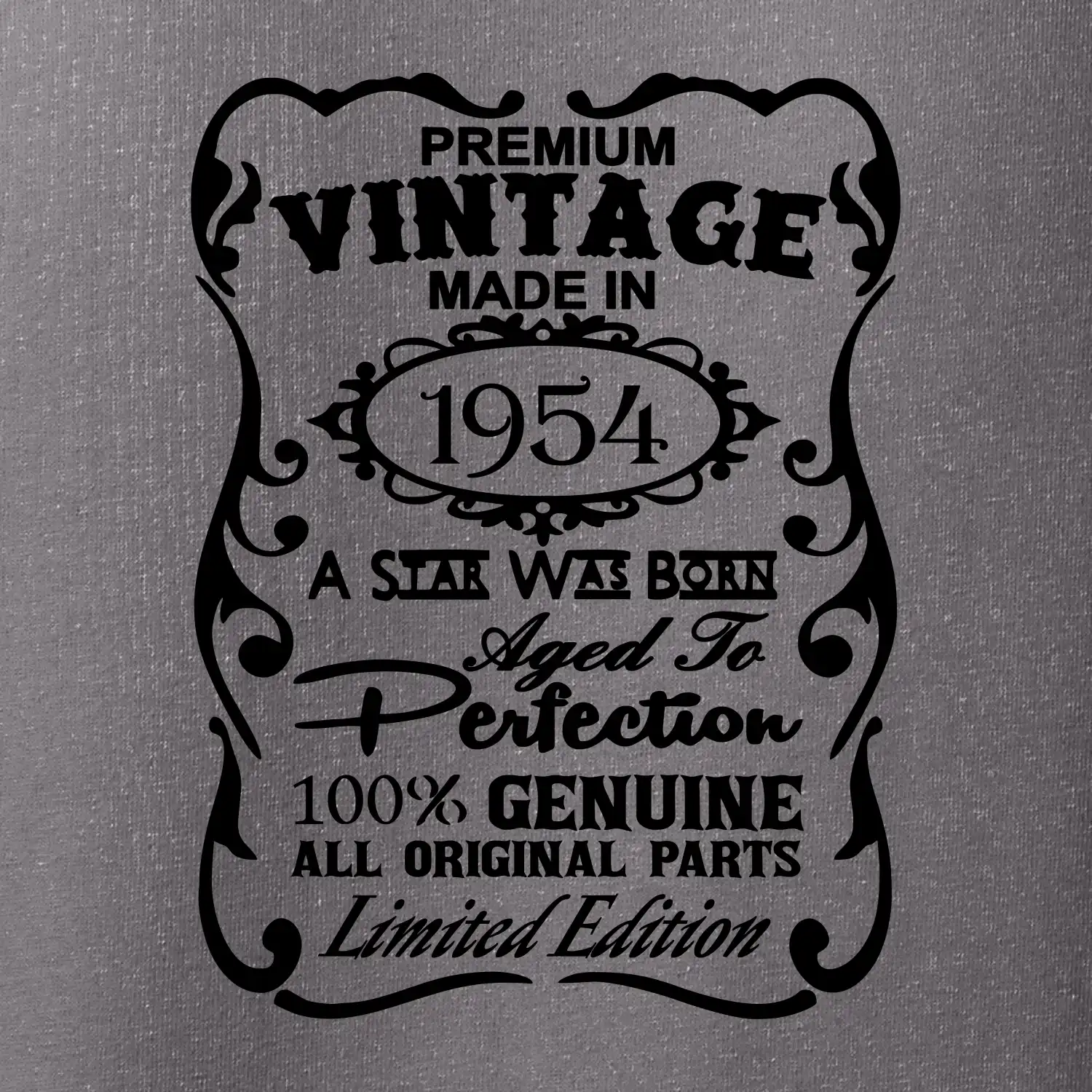 Vintage Etiketa - 1954