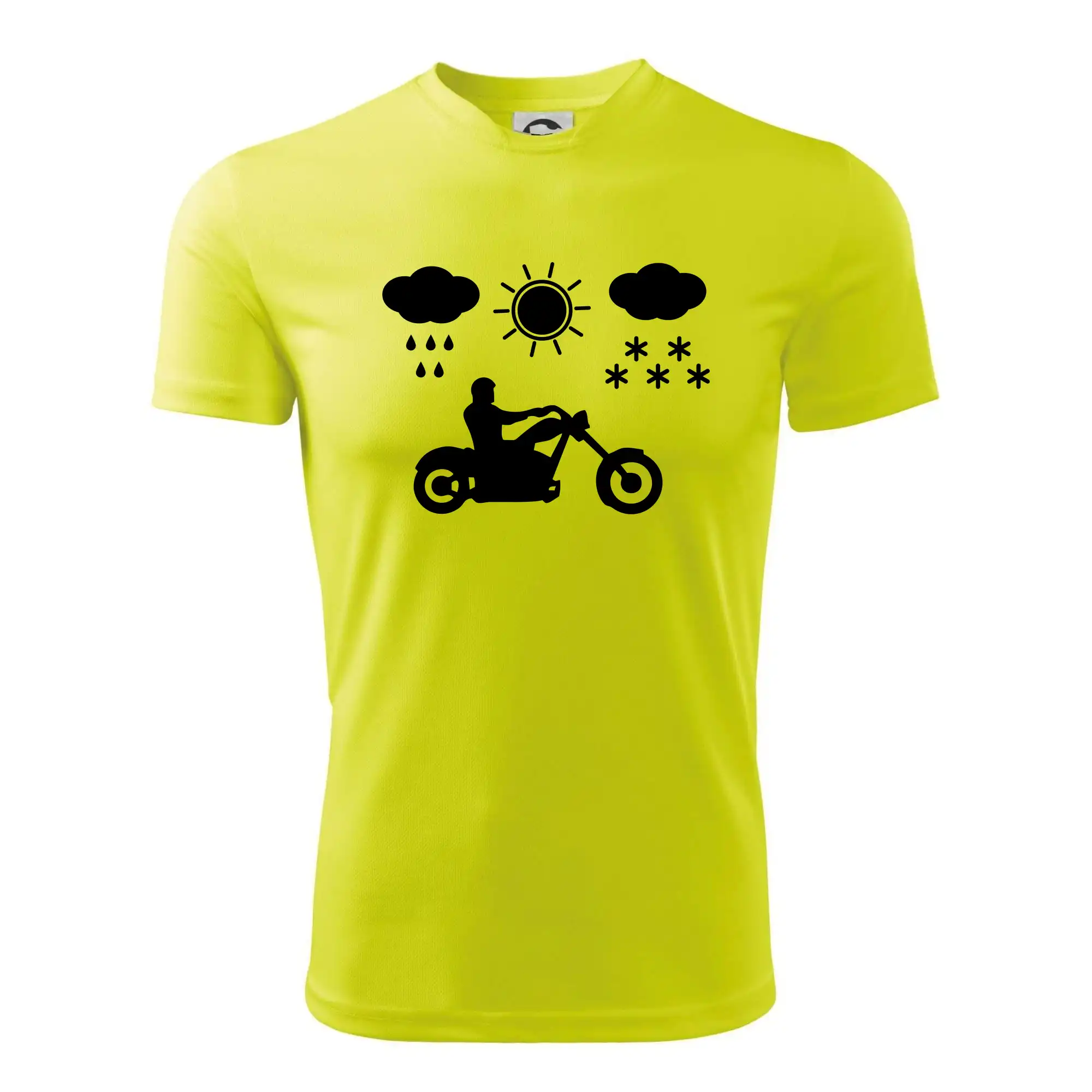 Motorkář za každého počasí - chopper