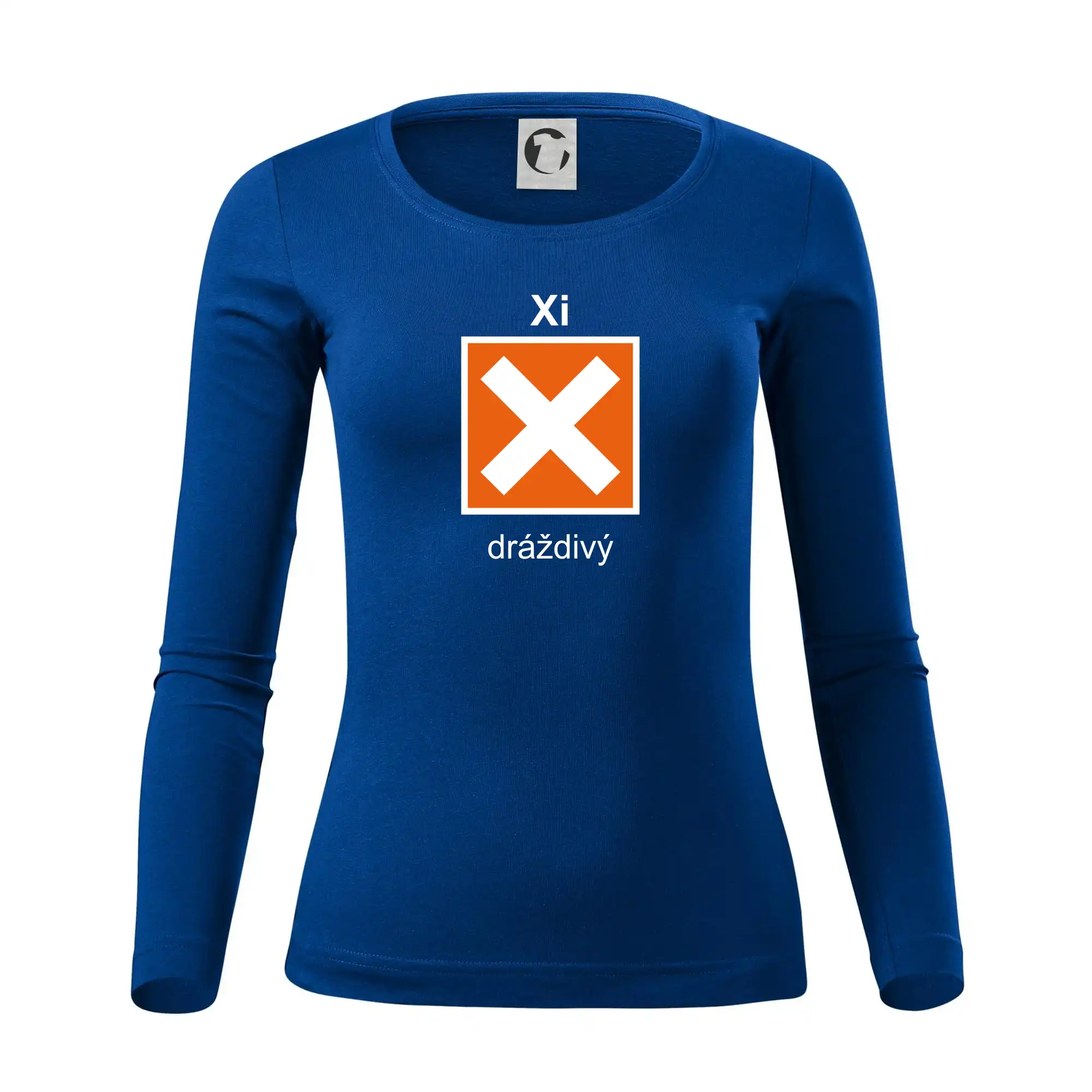 Xi Dráždivý - Výstražná tabulka na tričku