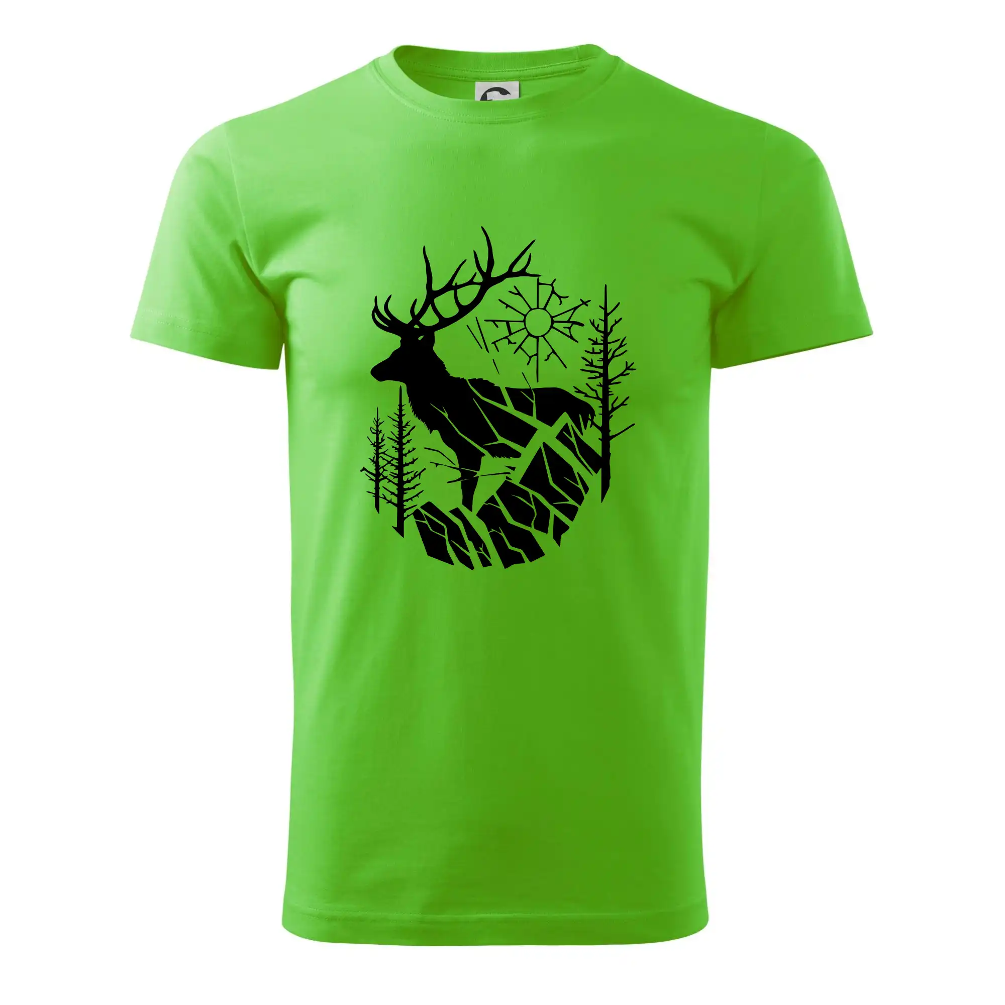 Jelen v lese křivky