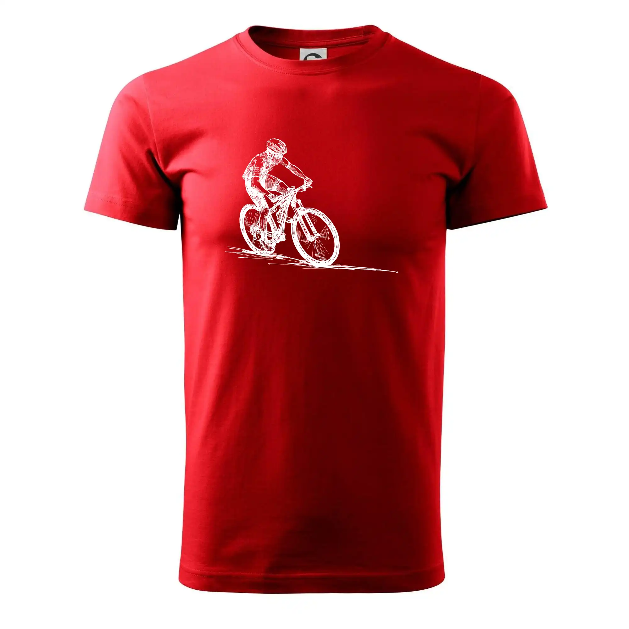 MTB kreslený cyklista