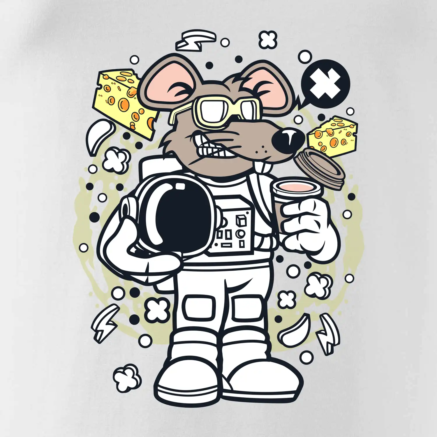 Myš kosmonaut komiks