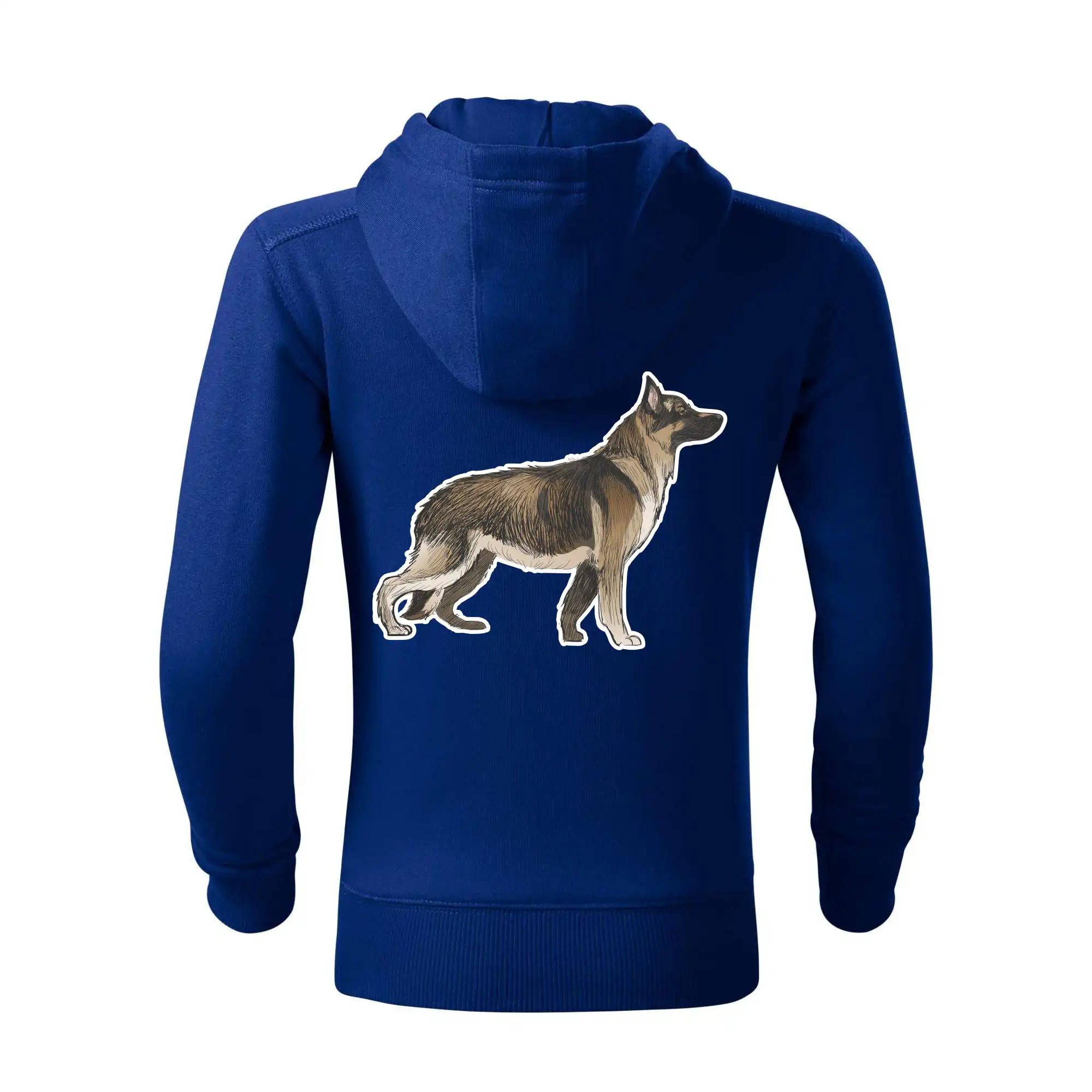 Německý ovčák - hnědý kreslený