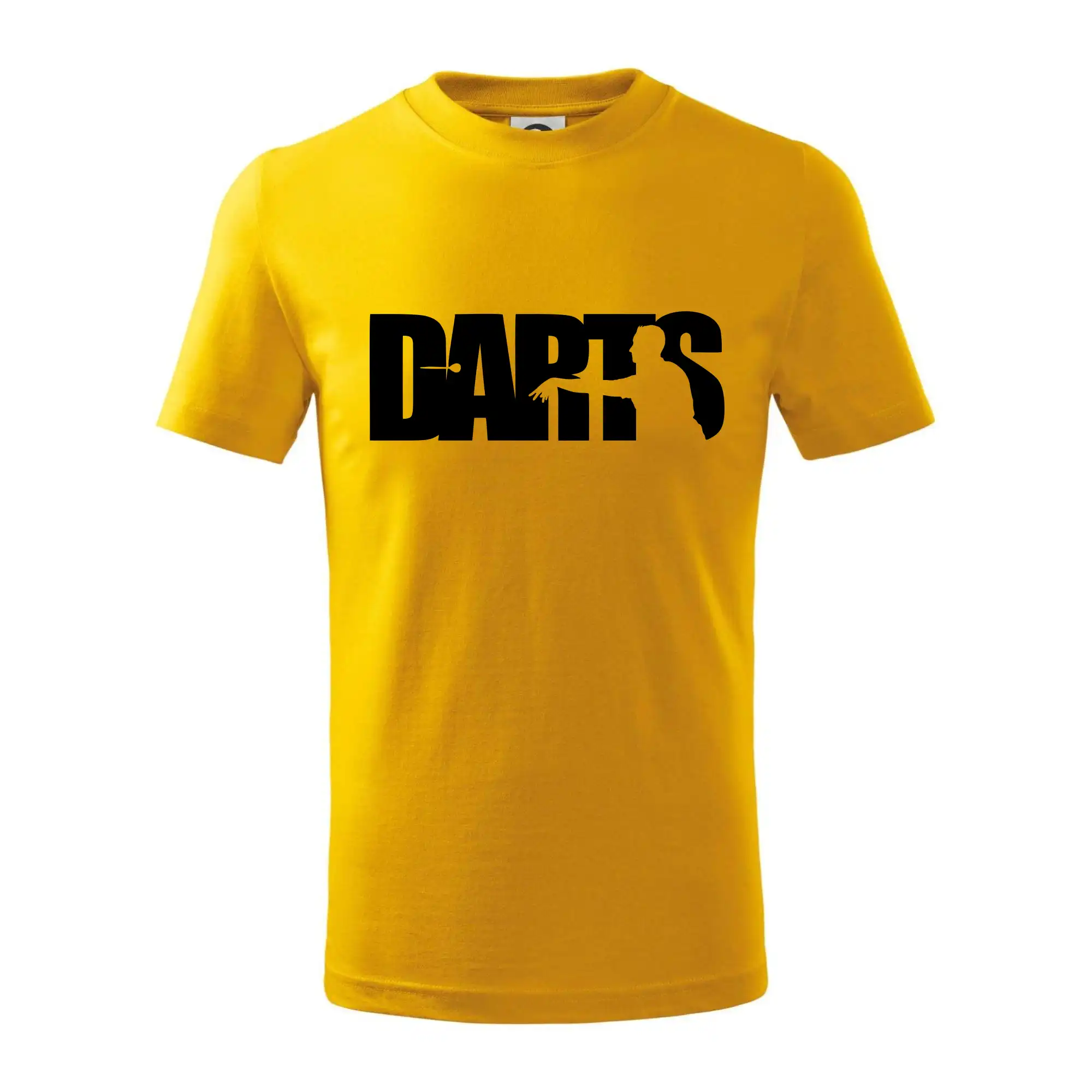 Darts - nápis se šipkařem