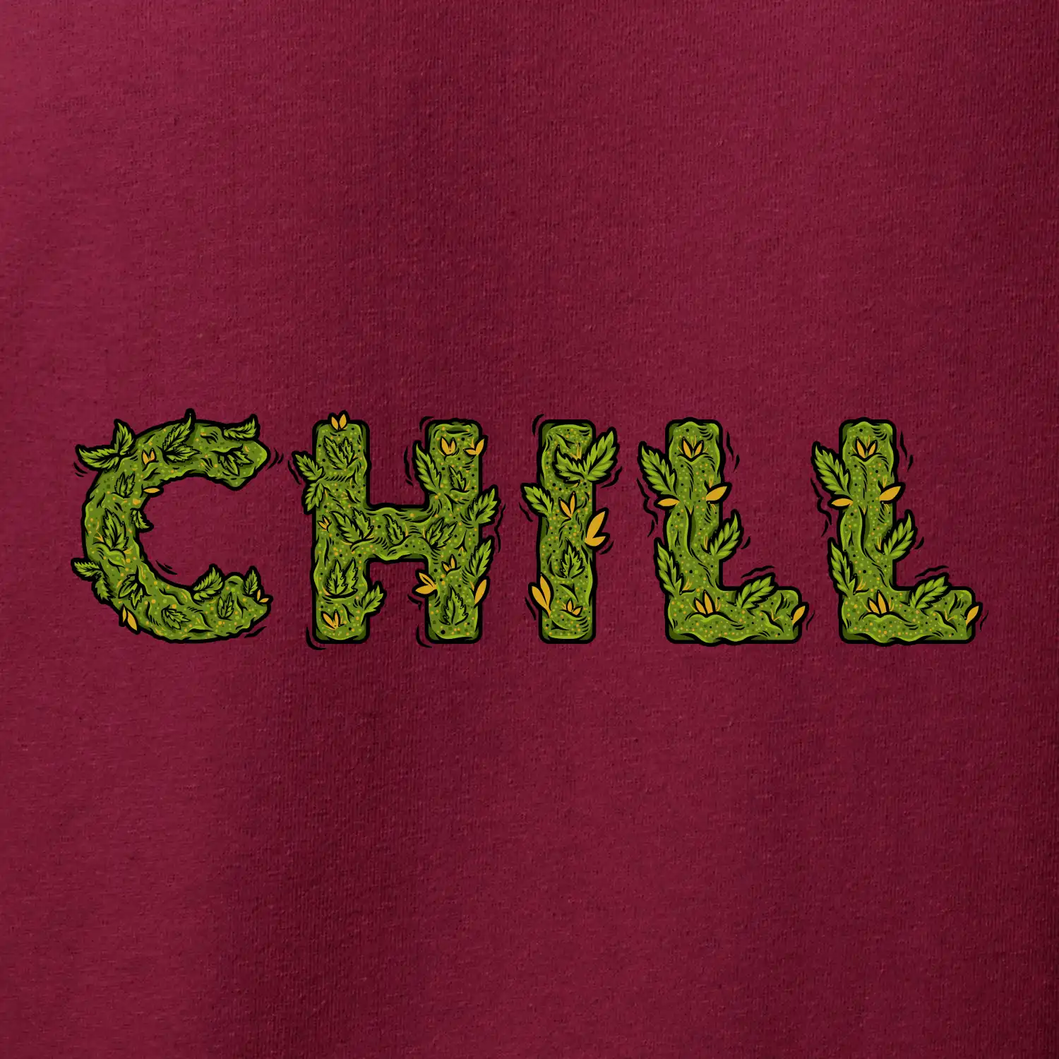 Konopí nápis chill