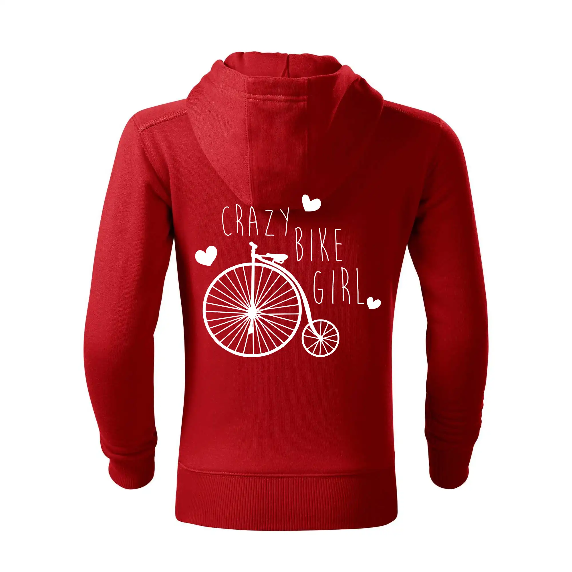 Crazy bike girl