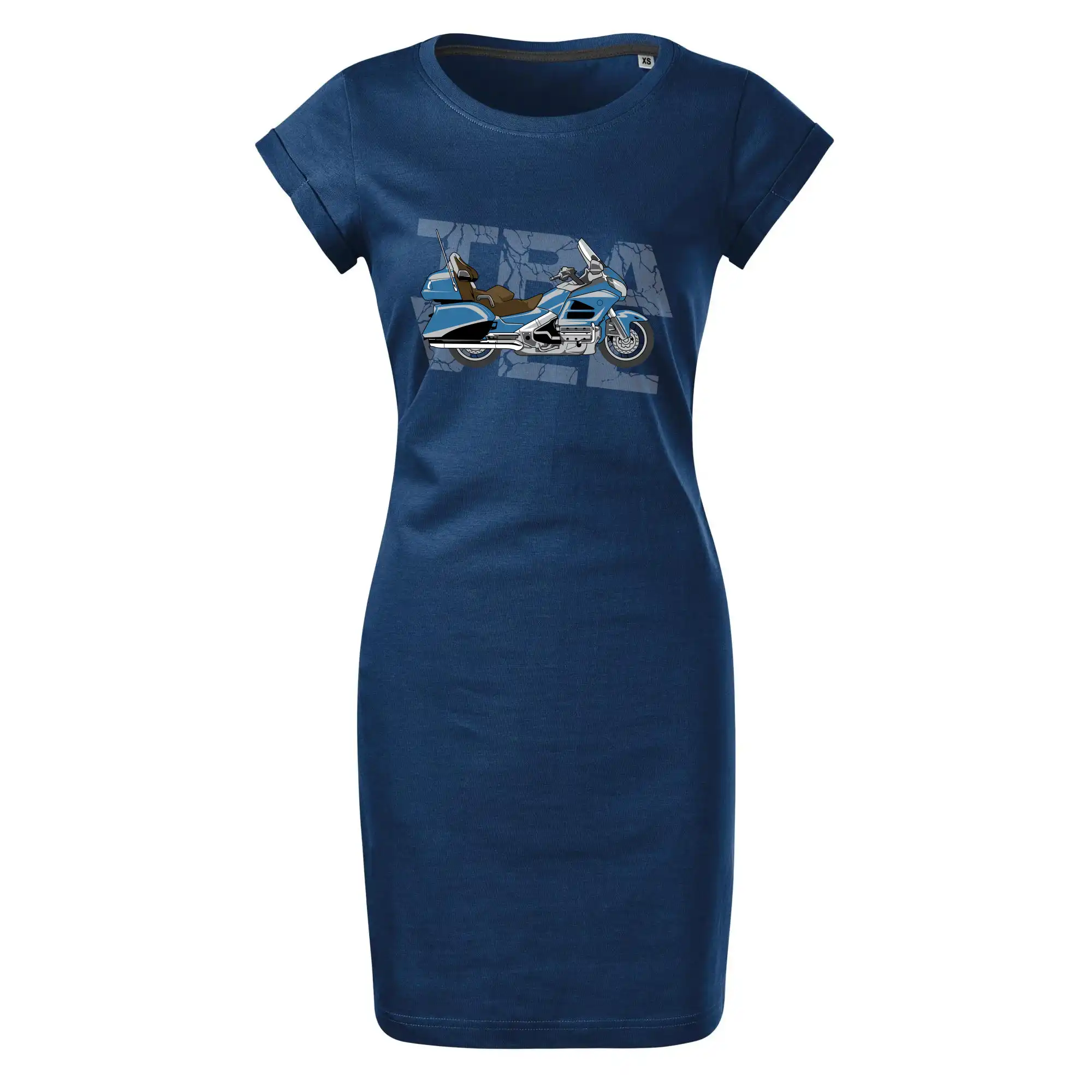 Cestovní motorka Amerika modrá