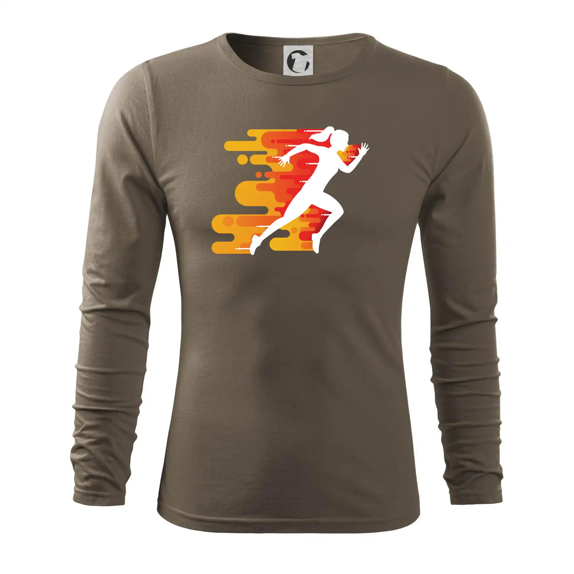 Běhání - oranžová žena