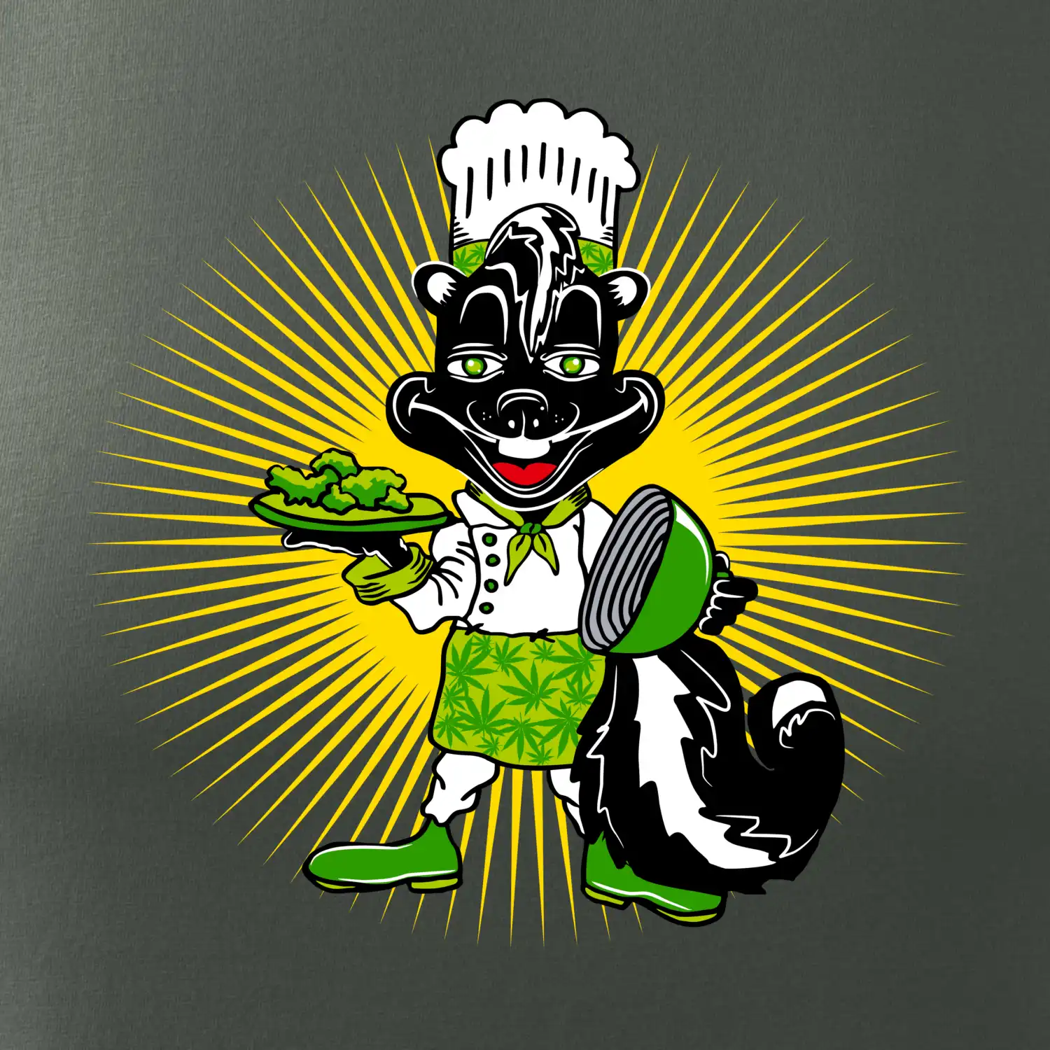 Skunk kuchař (Pecka design)