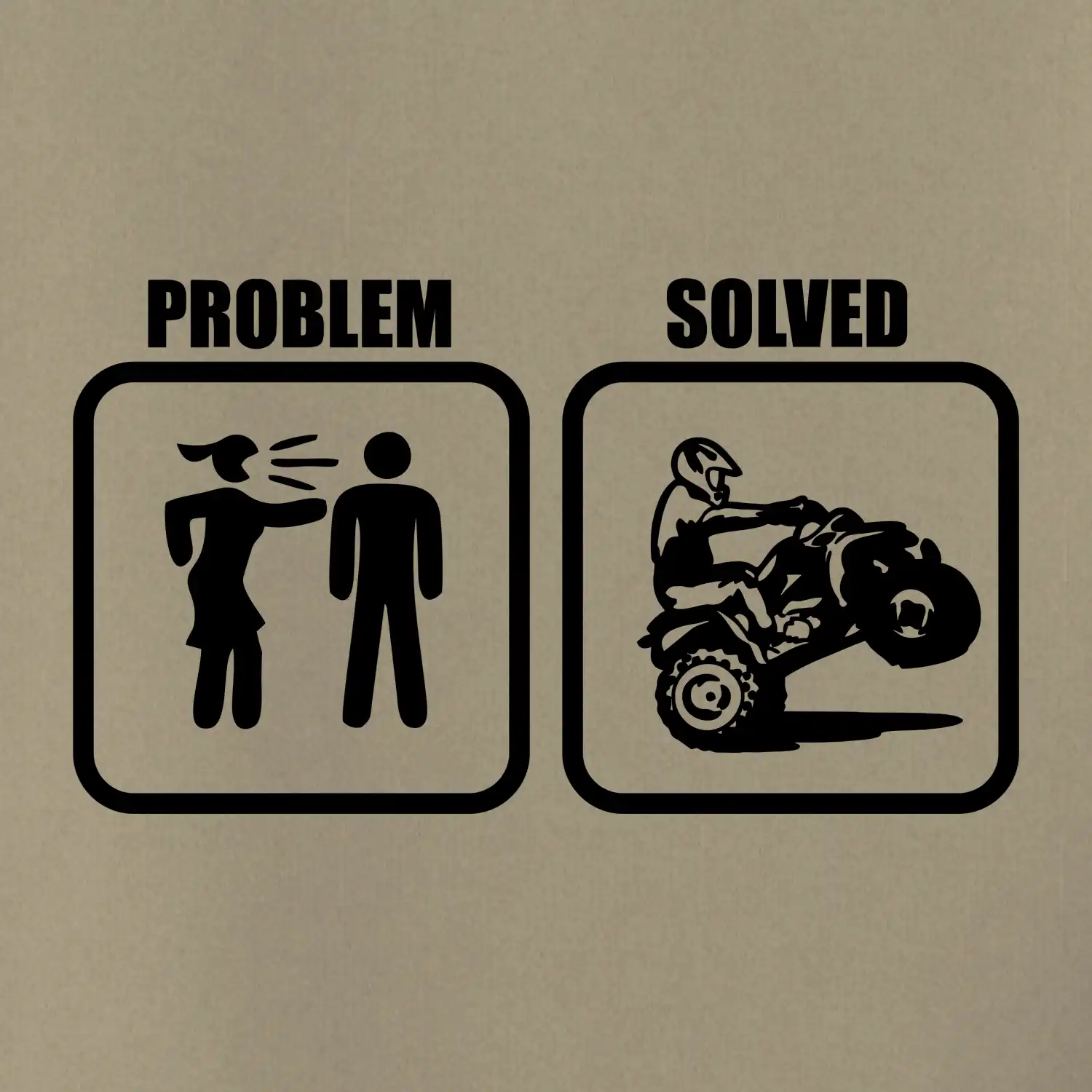 Problem quad / čtyřkolka