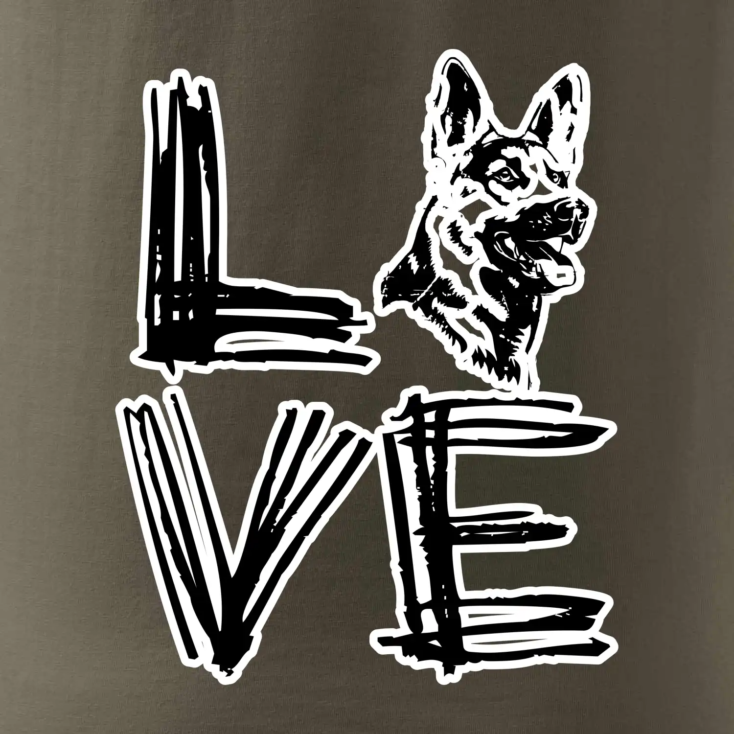 Německý ovčák love