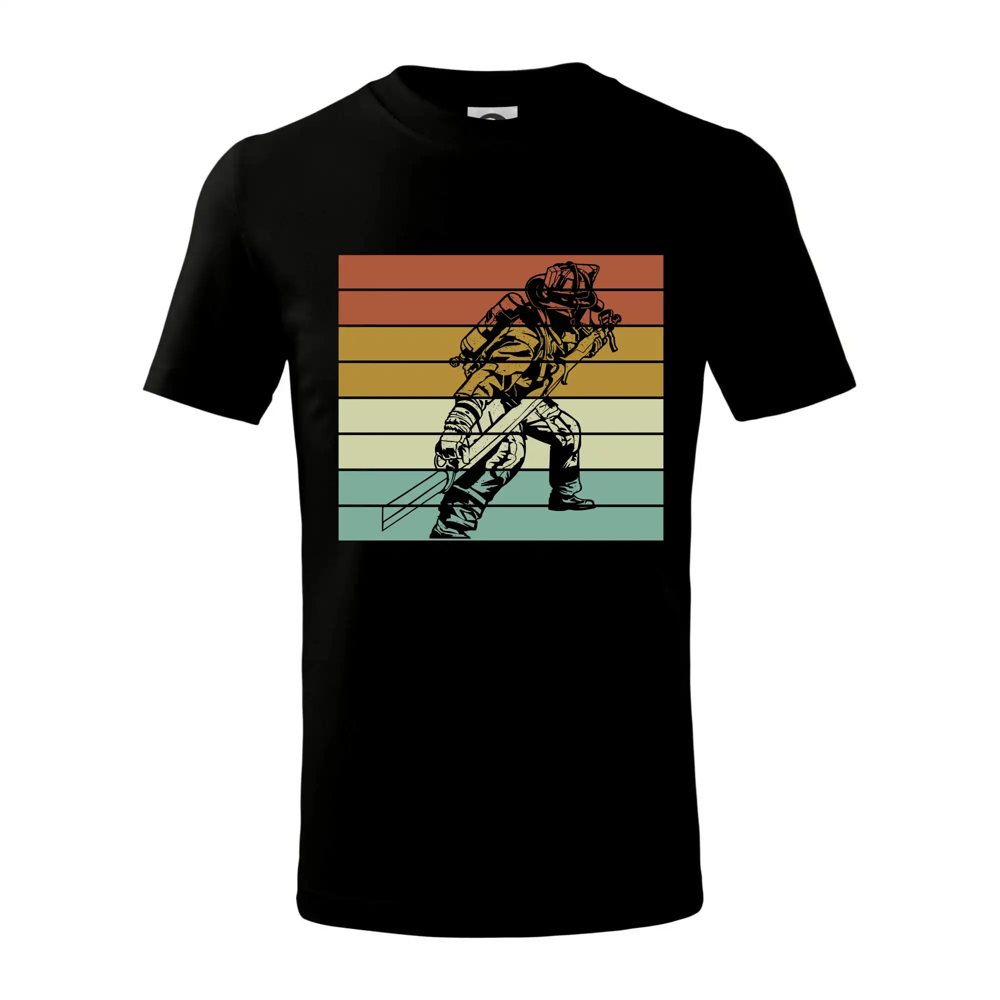 Originálne tričká pre hasičov - Vintage hasič - Tričko detské bavlnené