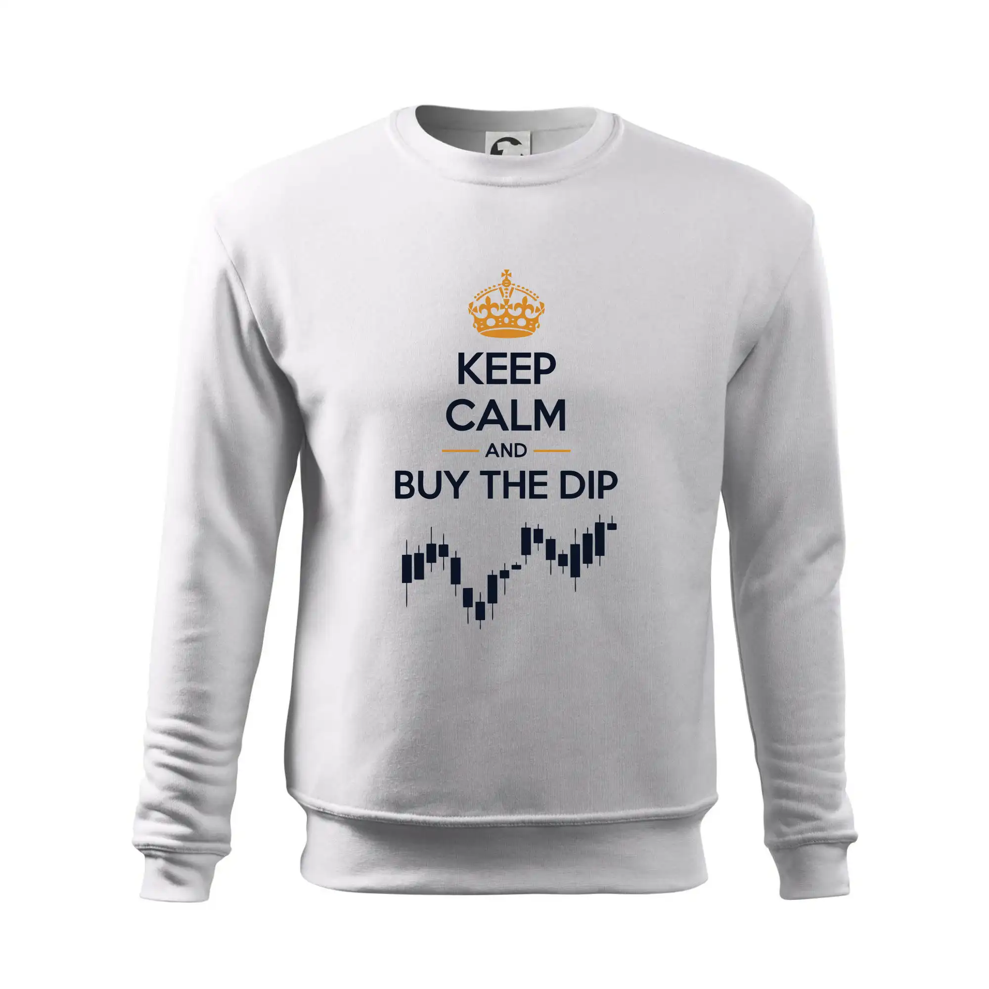 Keep Calm and Buy the Dip - koruna  a graf