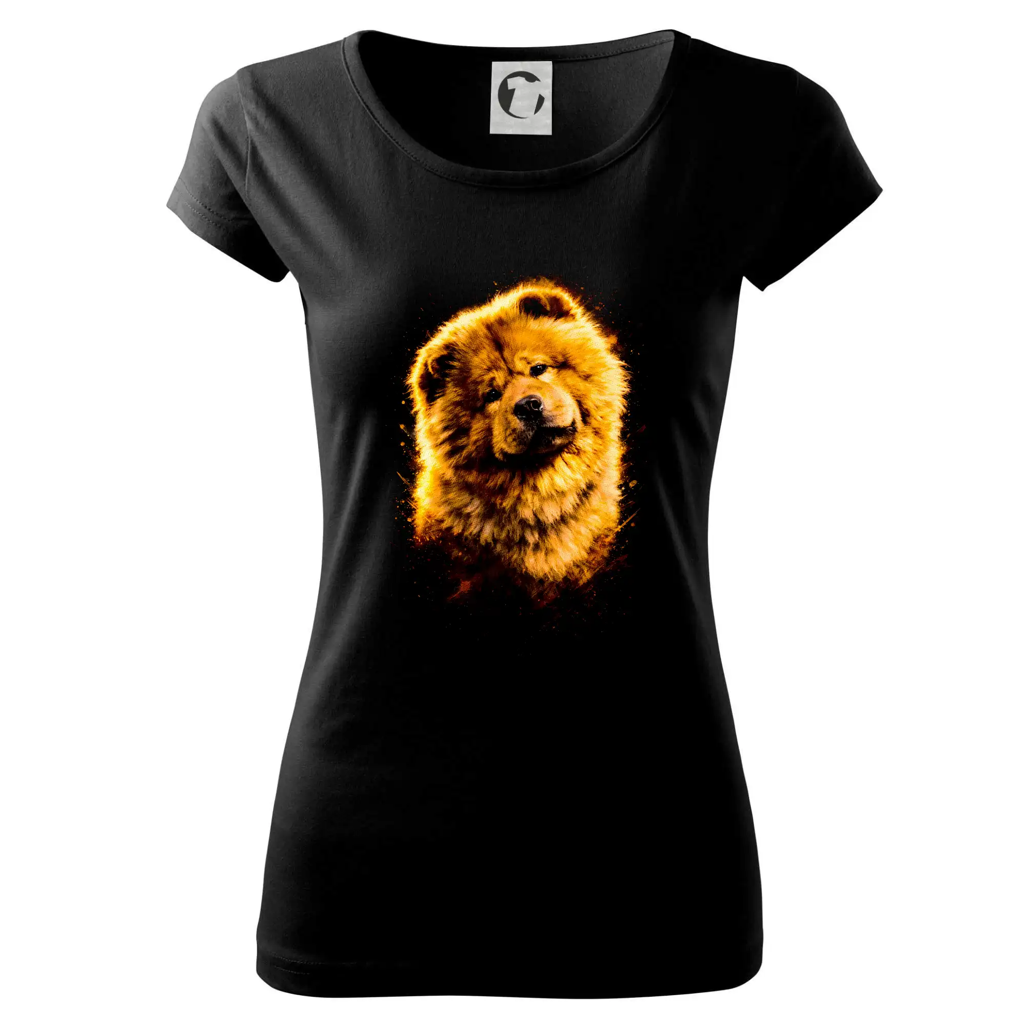 Obrázek polotón Čau-čau sedící