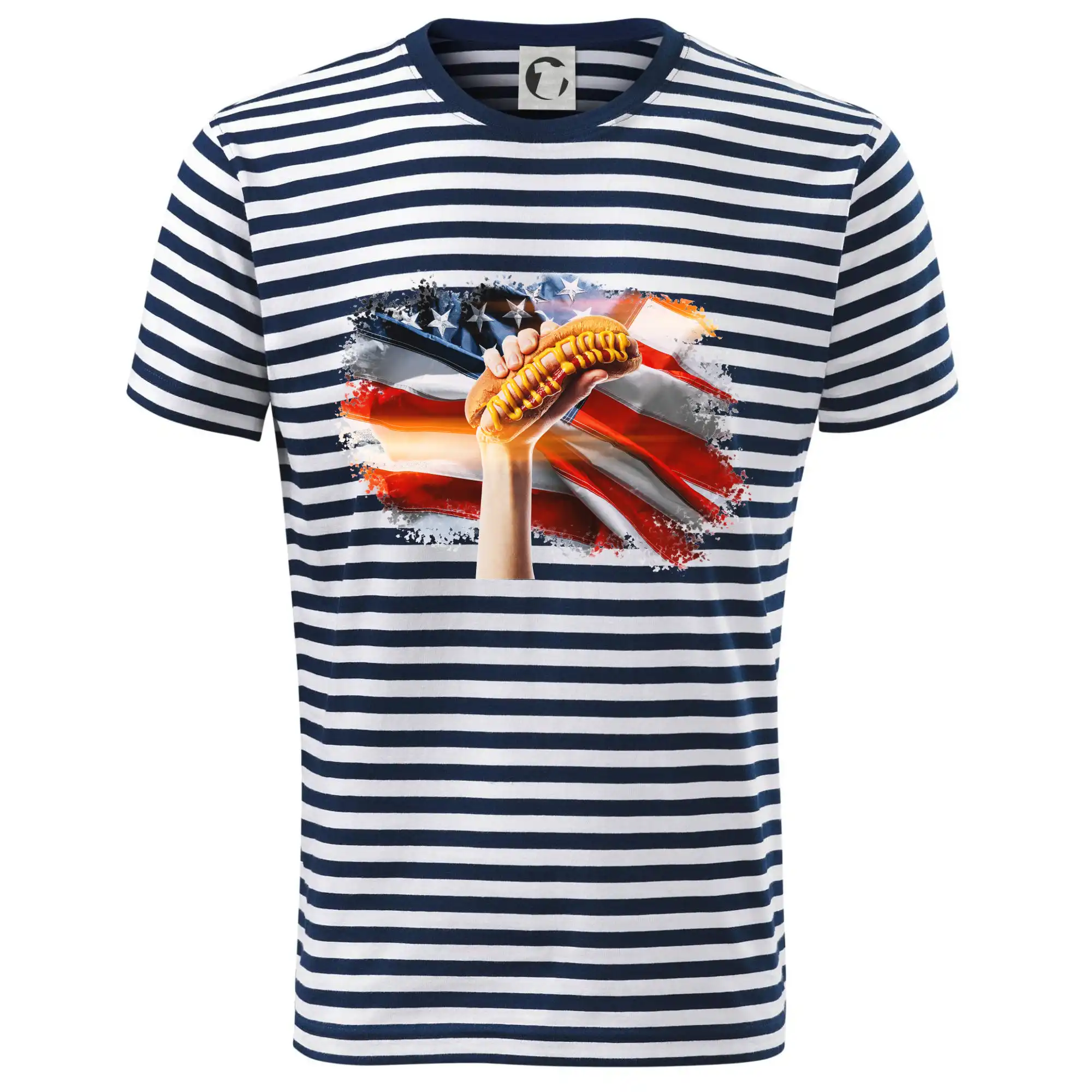 Tričká a zástery na grilovanie - USA BBQ hot dog - Dětské triko na vodu