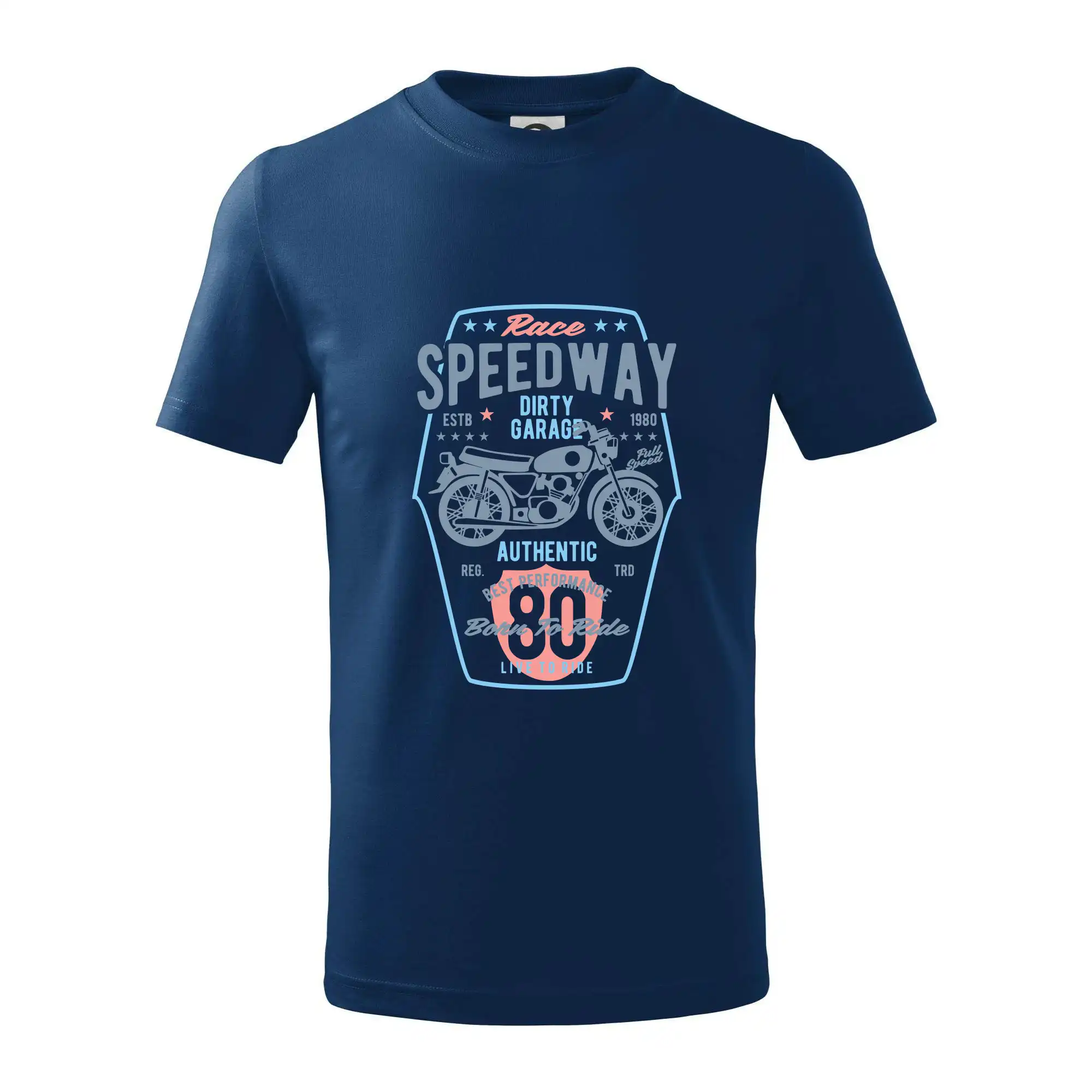 Tričká a mikiny s potlačou motoriek – pre pravých motorkárov - Speedway Motorcycle - Tričko detské bavlnené