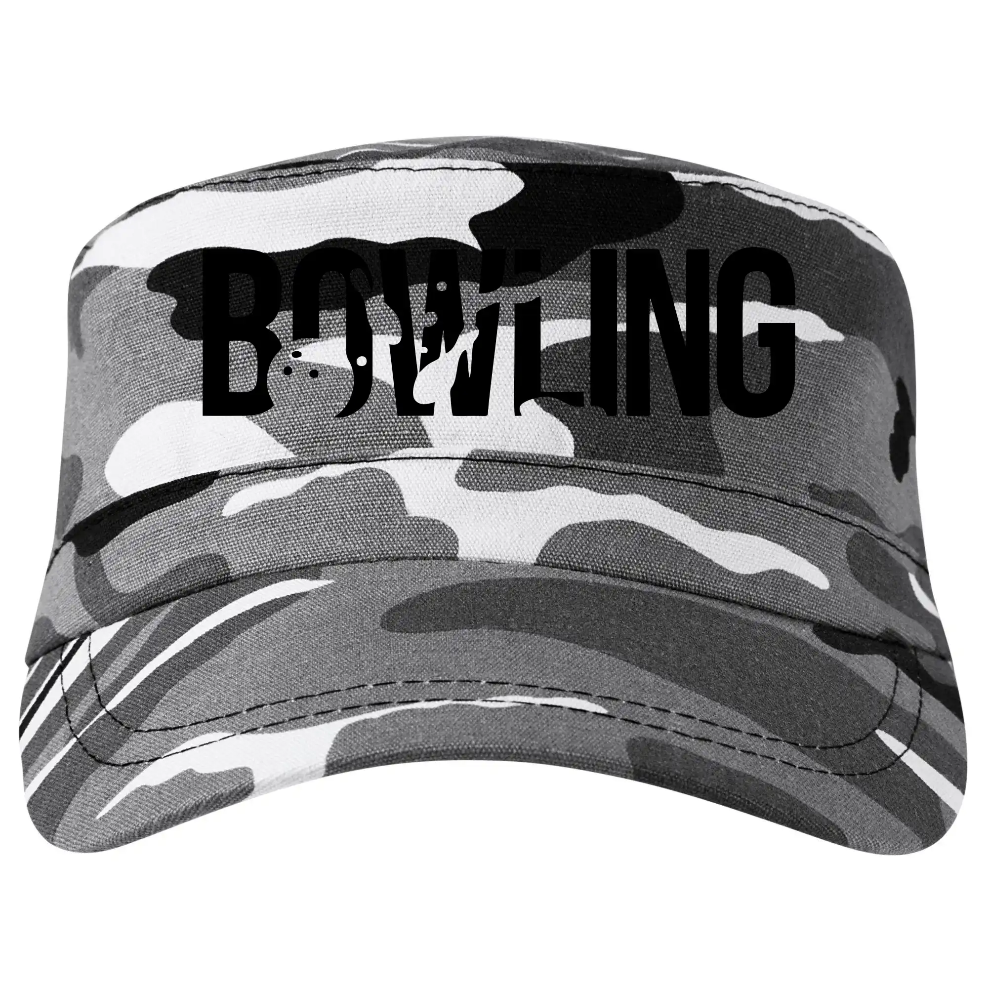 Tričká Bowling - Bowling nápis kolky - Šiltovka CAMO