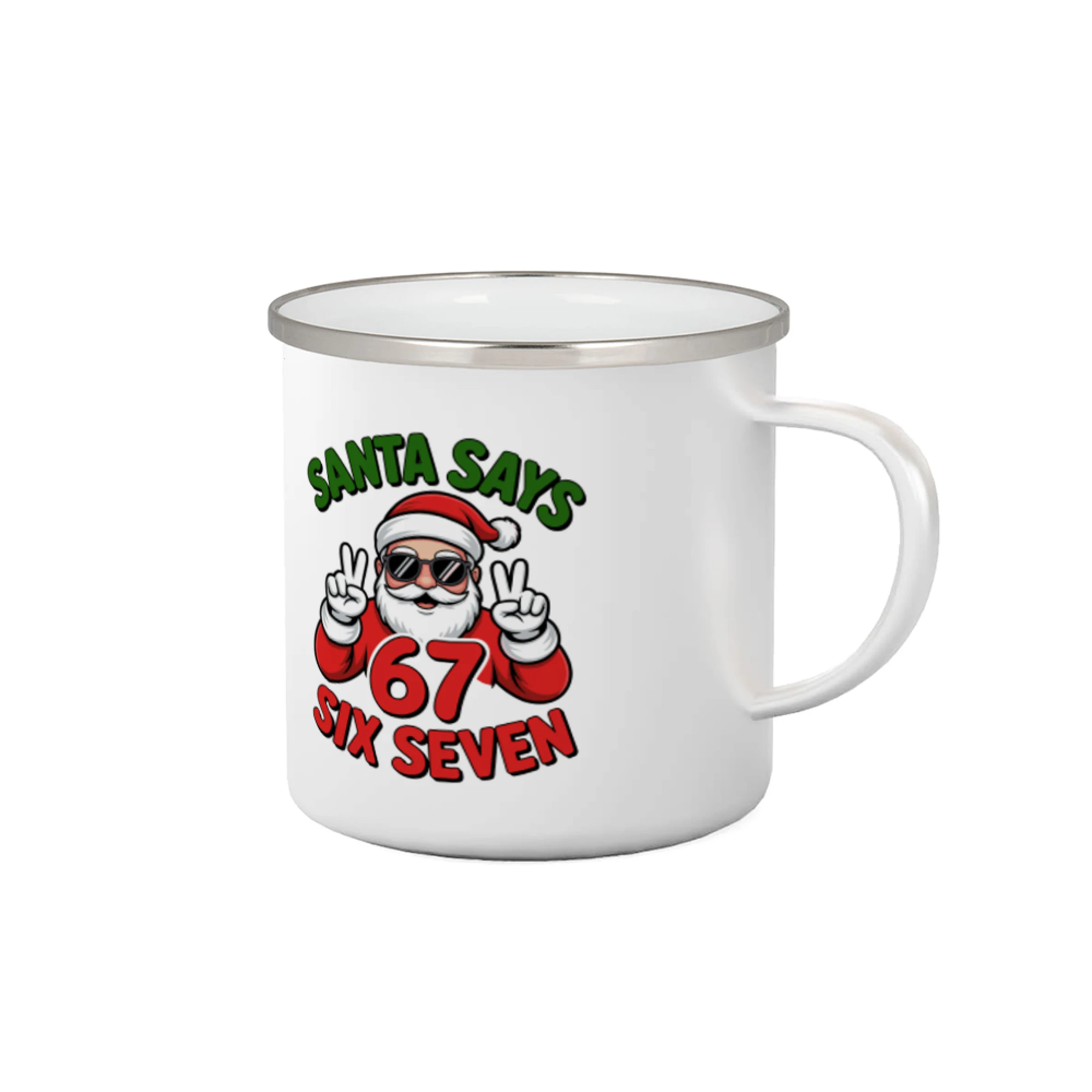 Ostatné nápisy - Santa says 67 - Plecháčik
