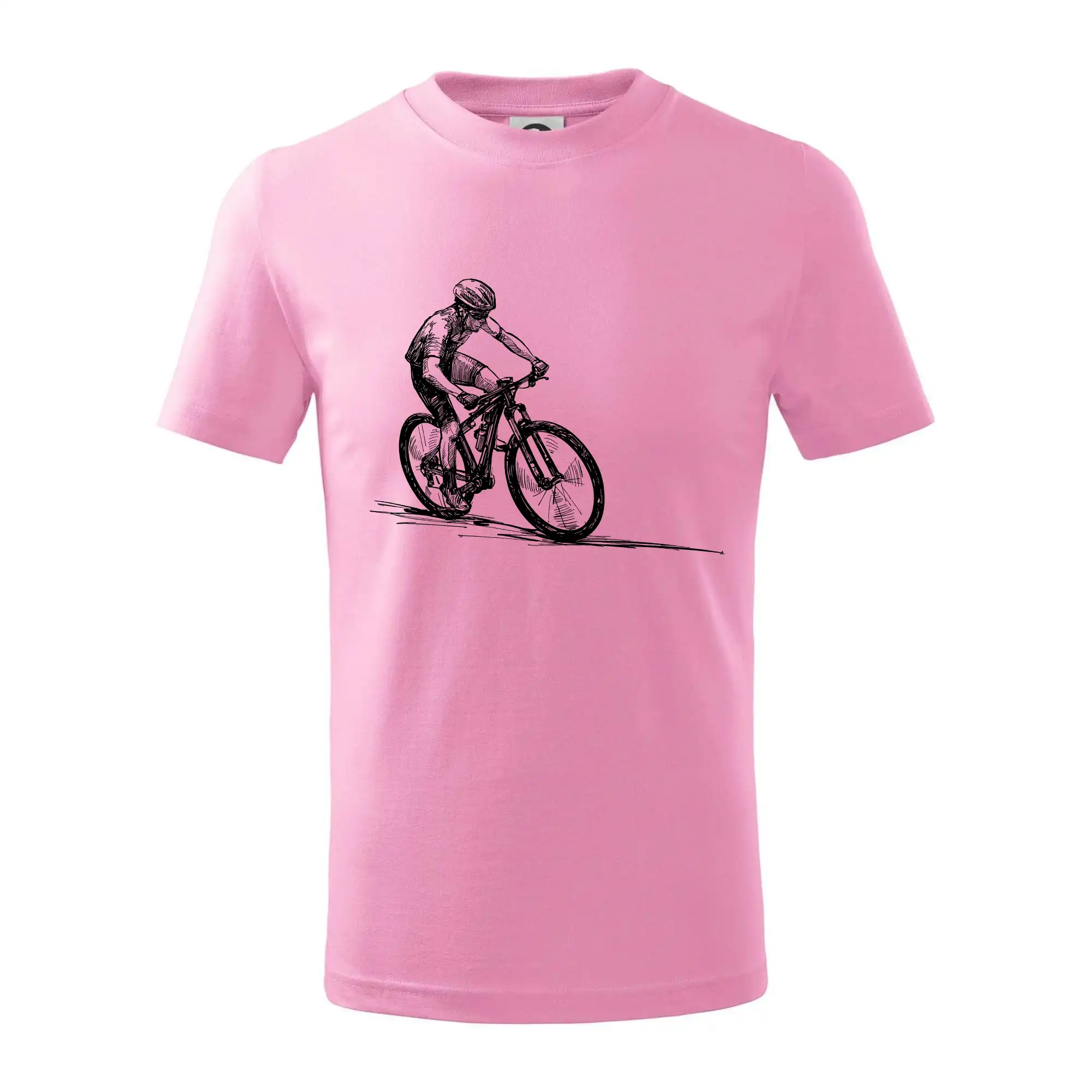 MTB kreslený cyklista