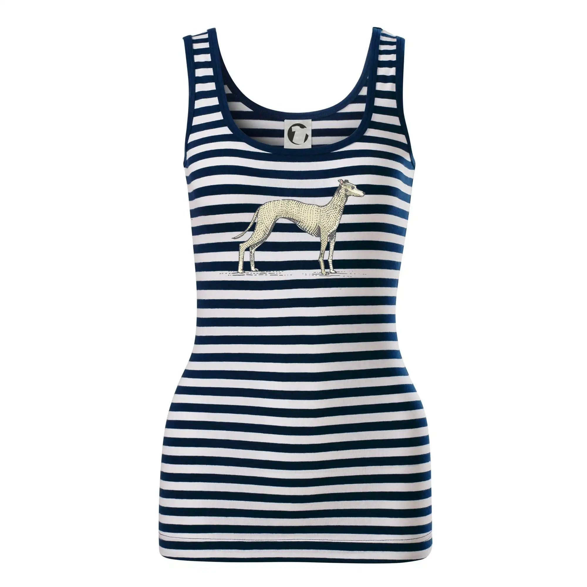 Ostatné psie plemená - Vintage Whippet - Sailor tielko na vodu