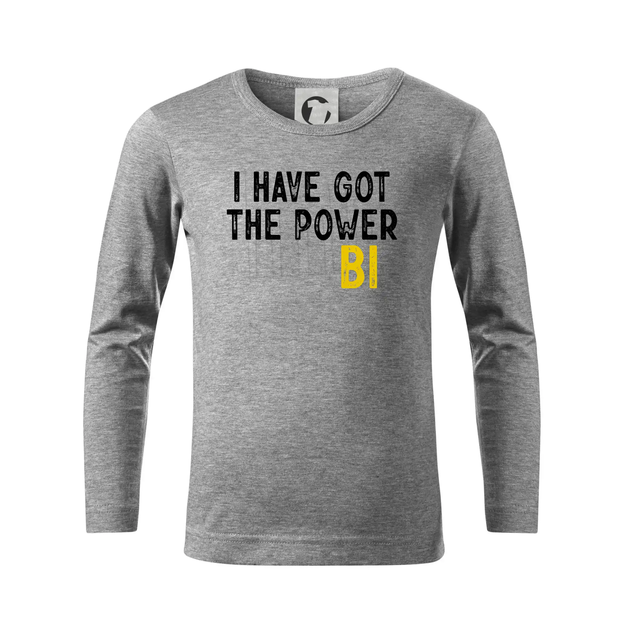 Tričká pre ajťákov - I have got the power bi - Tričko detské Long Sleeve