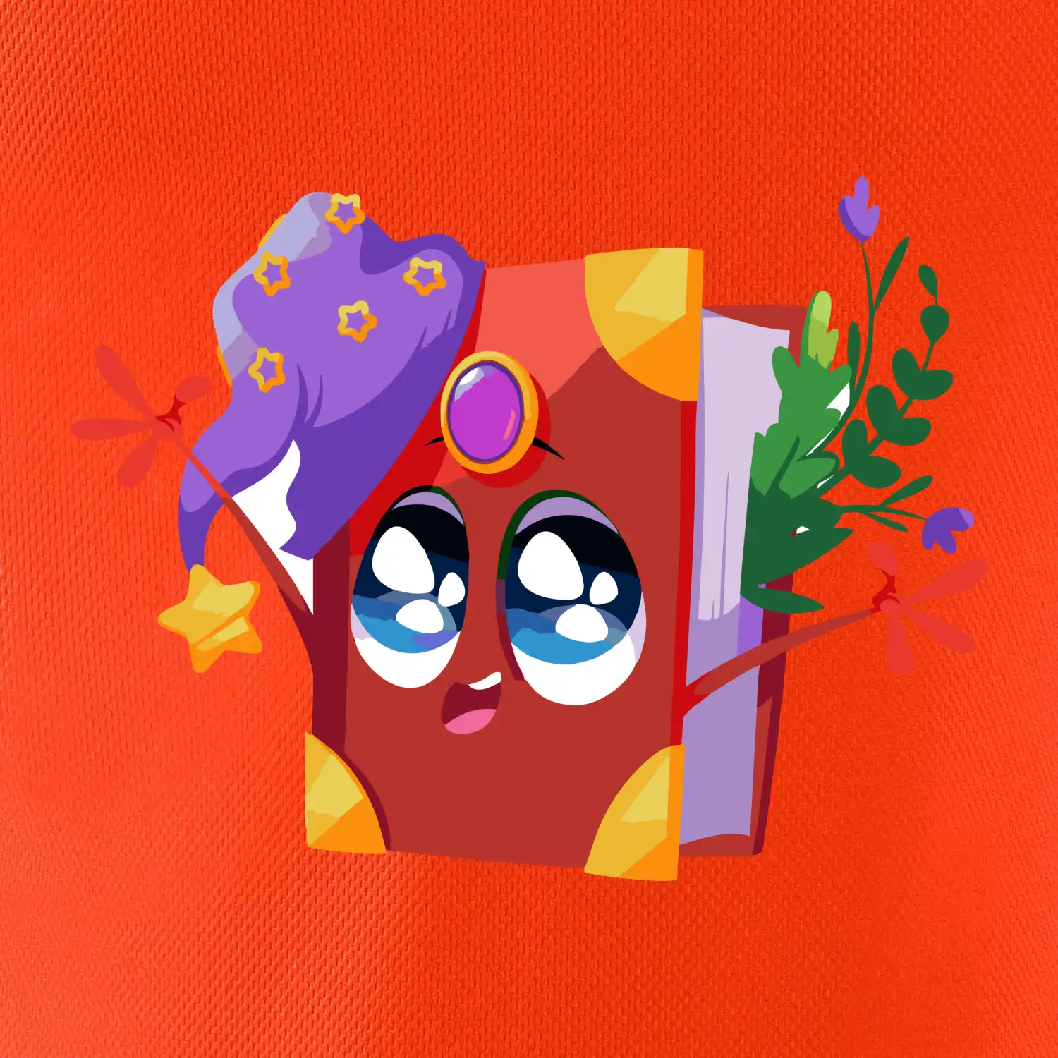 Kreslená kniha kouzelná