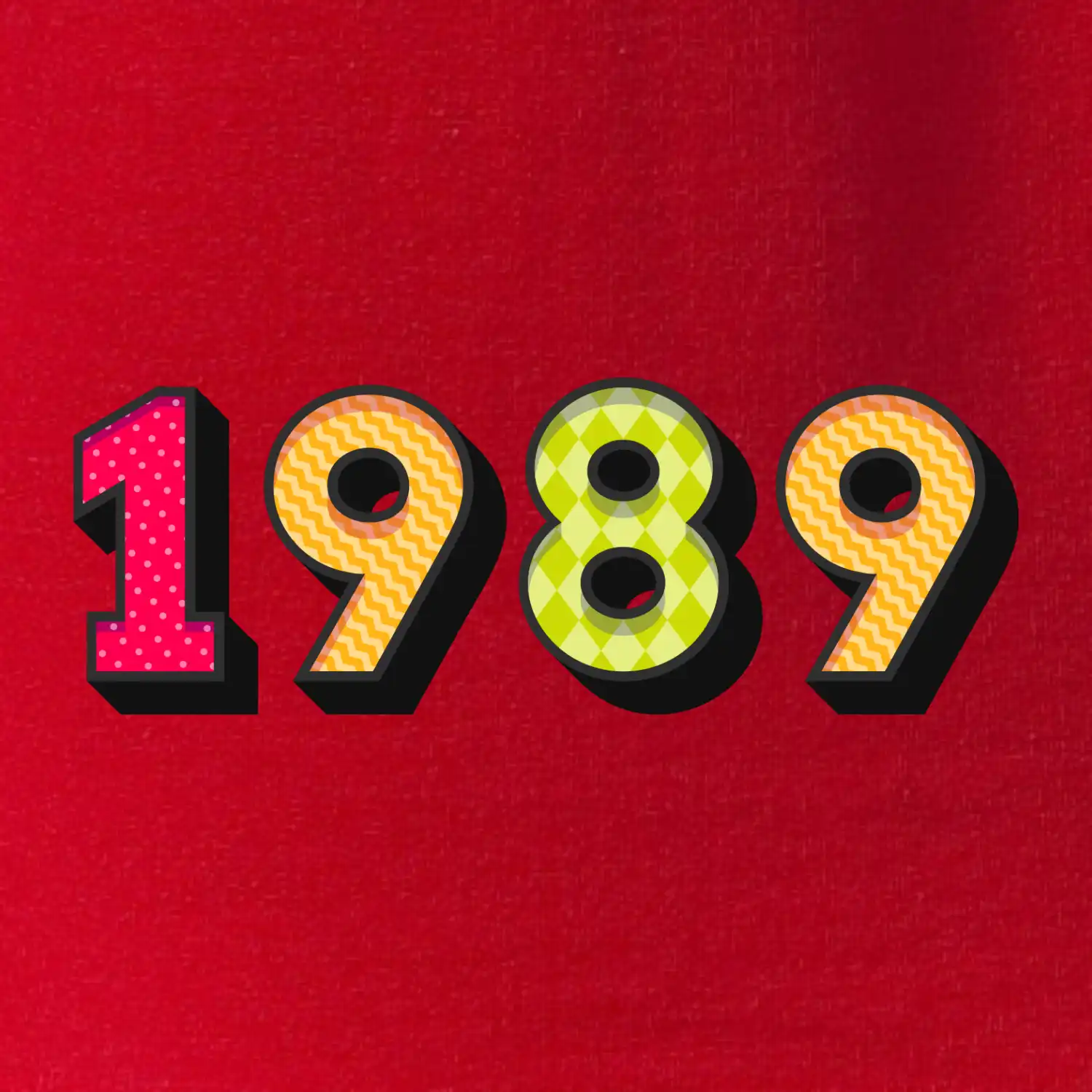 Ročník barevné čísla se stínem