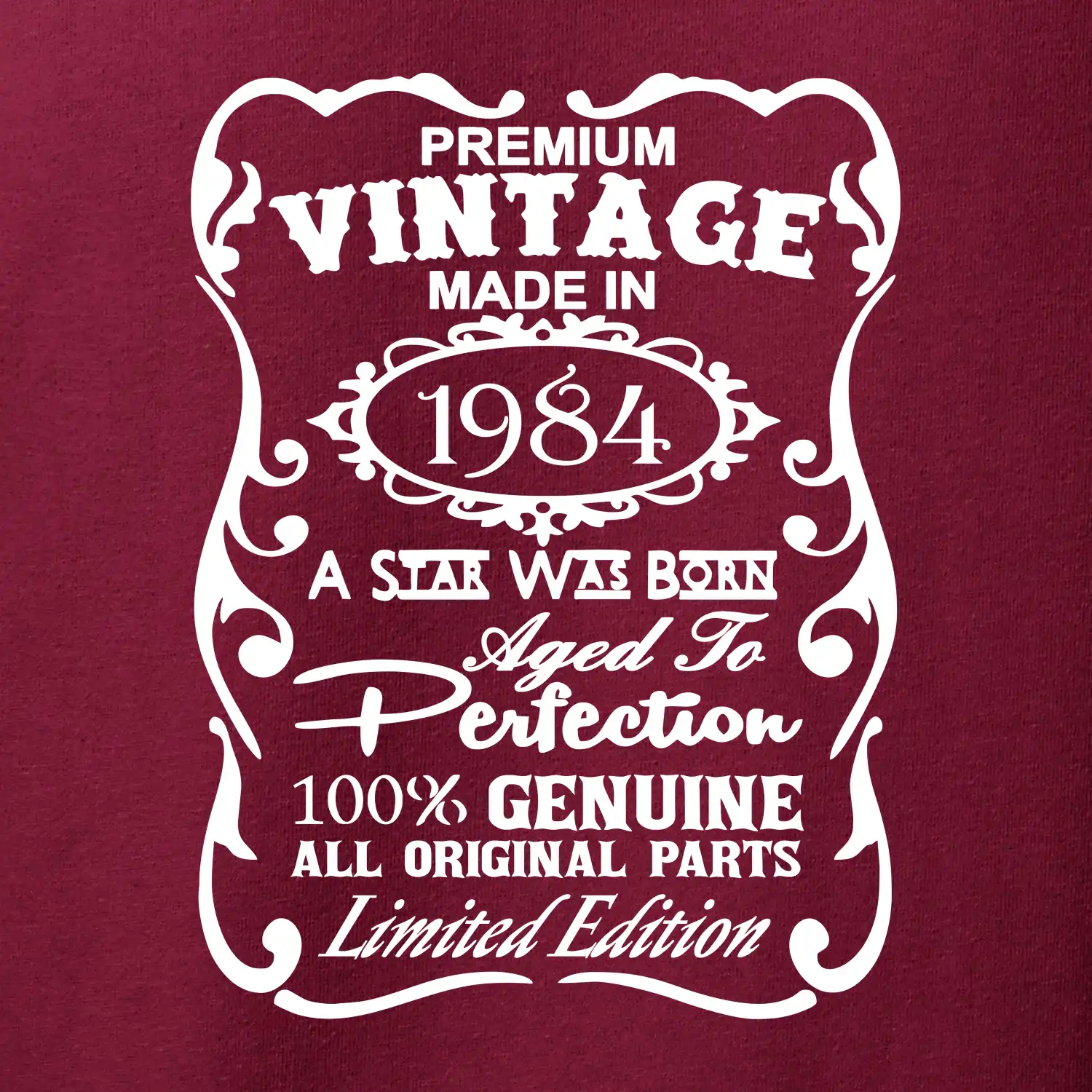 Vintage Etiketa - 1984