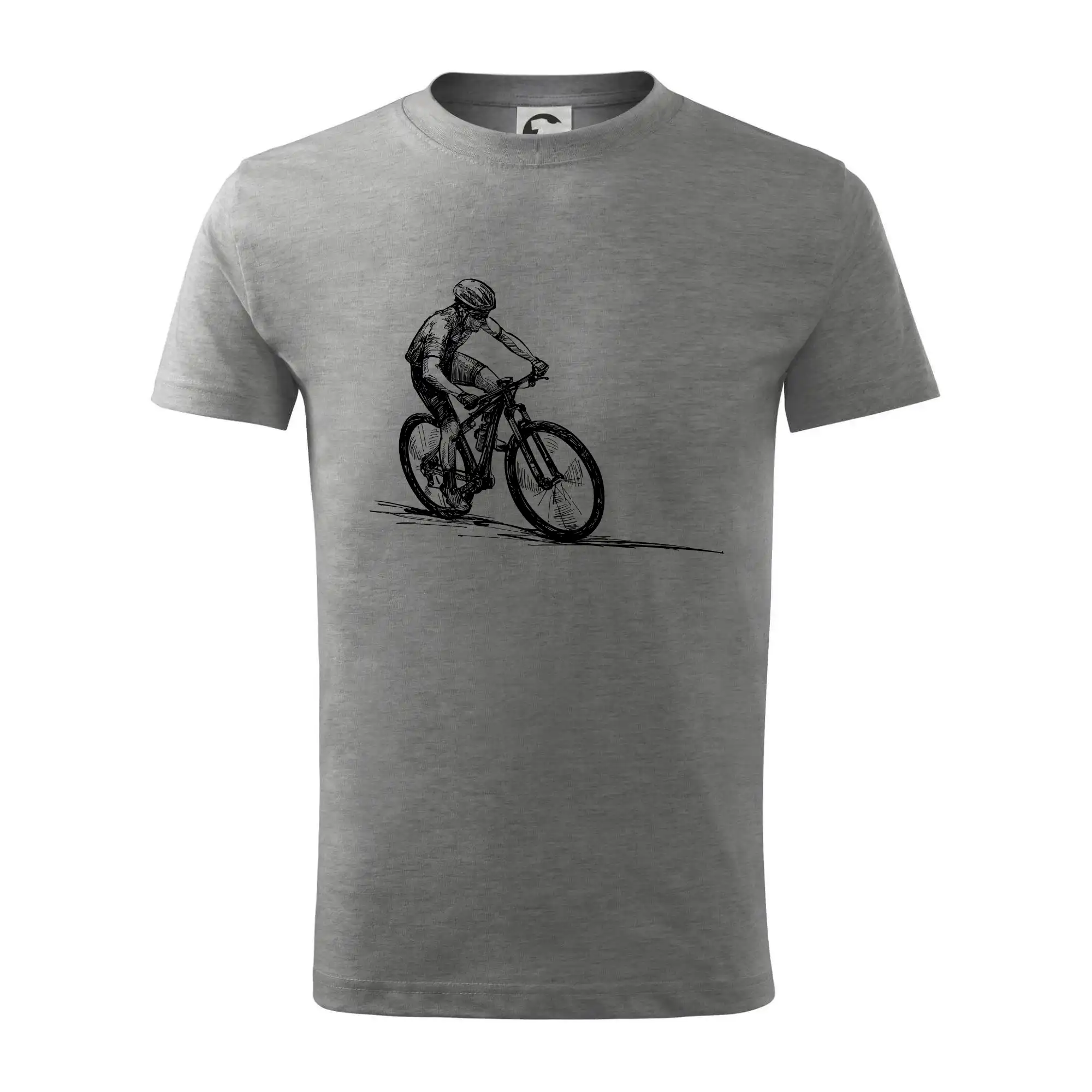 MTB kreslený cyklista