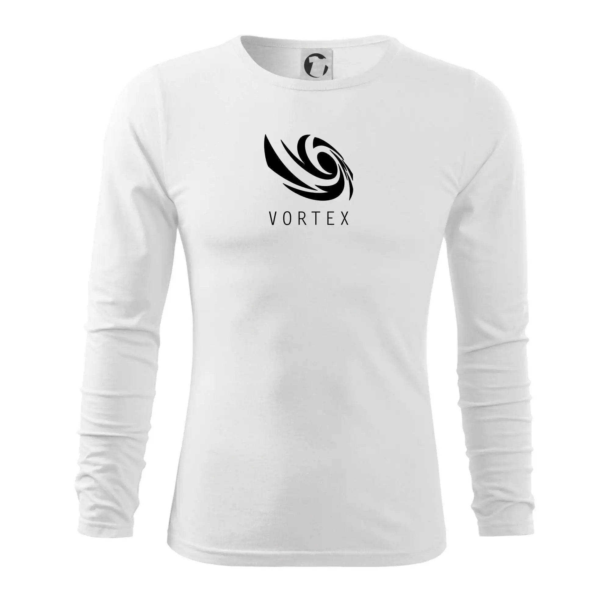 Tričká, mikiny a šiltovky pre Youtubery - Vortex logo jednofarebné - Tričko s dlhým rukávom FIT-T long sleeve