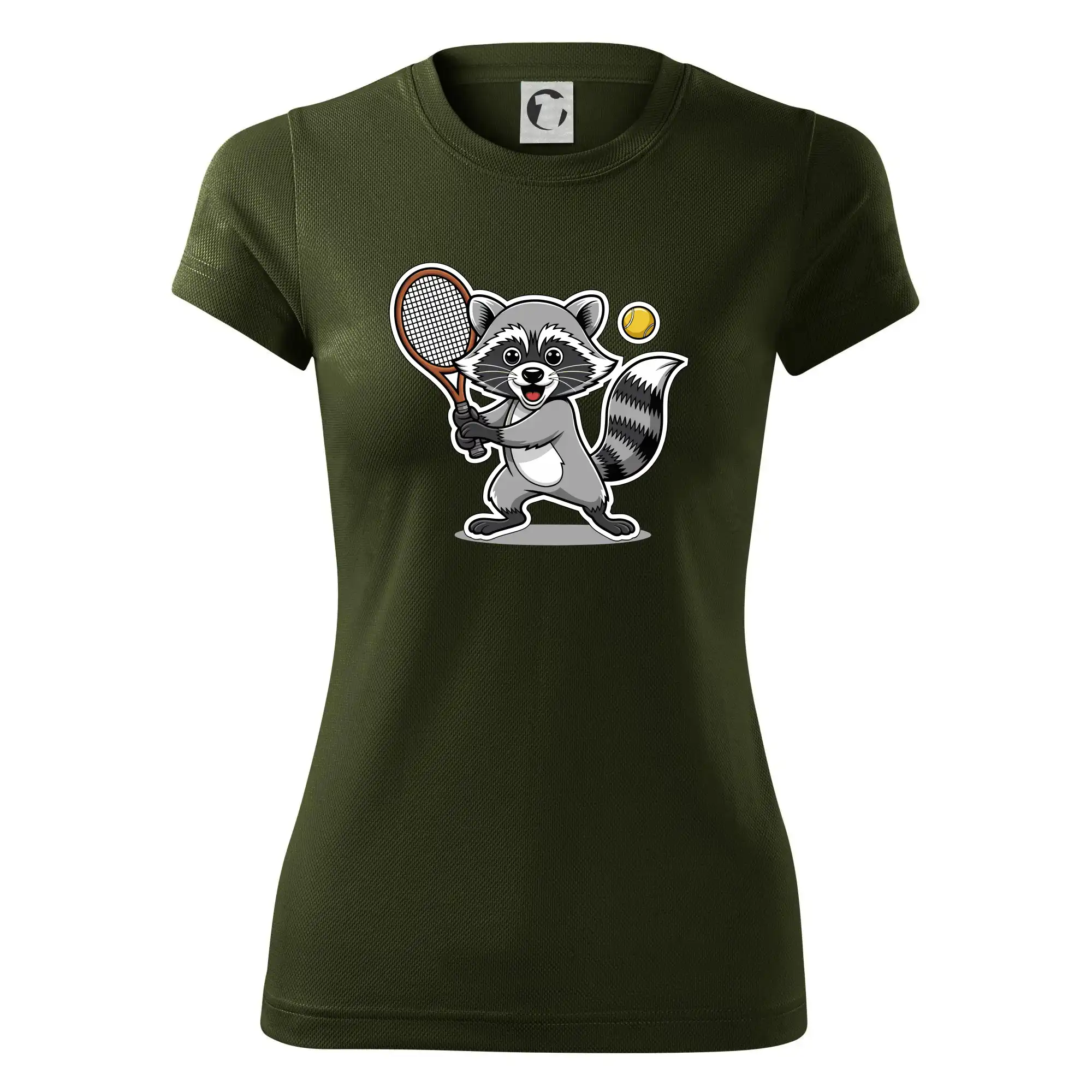 Mýval hraje tenis kreslený