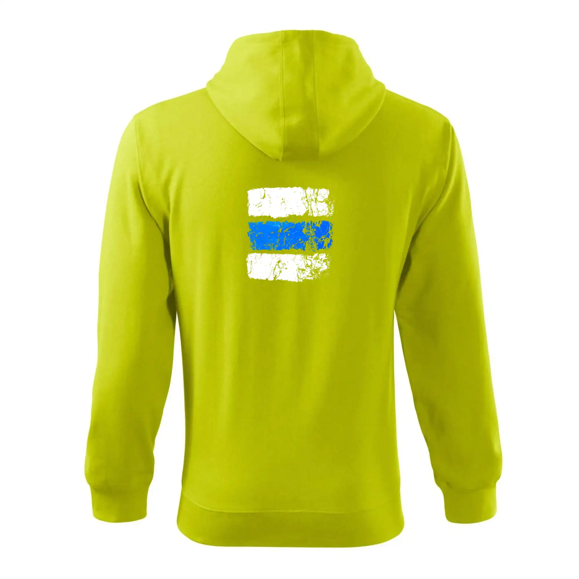 Trička pre cestovateľov - Turistická značka - modrá - Mikina s kapucňou na zips trendy zipper