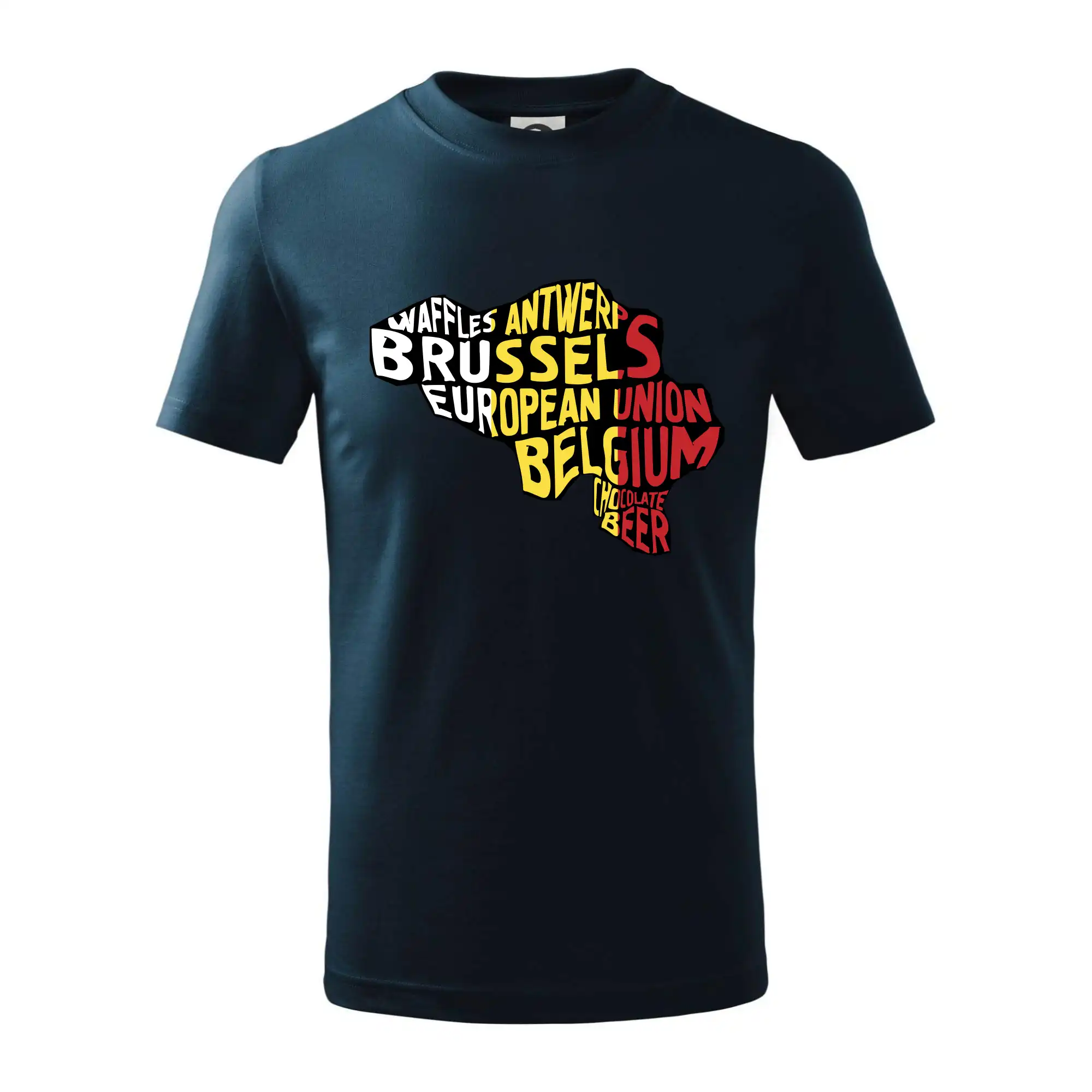 Mapy - názvy měst - Belgie