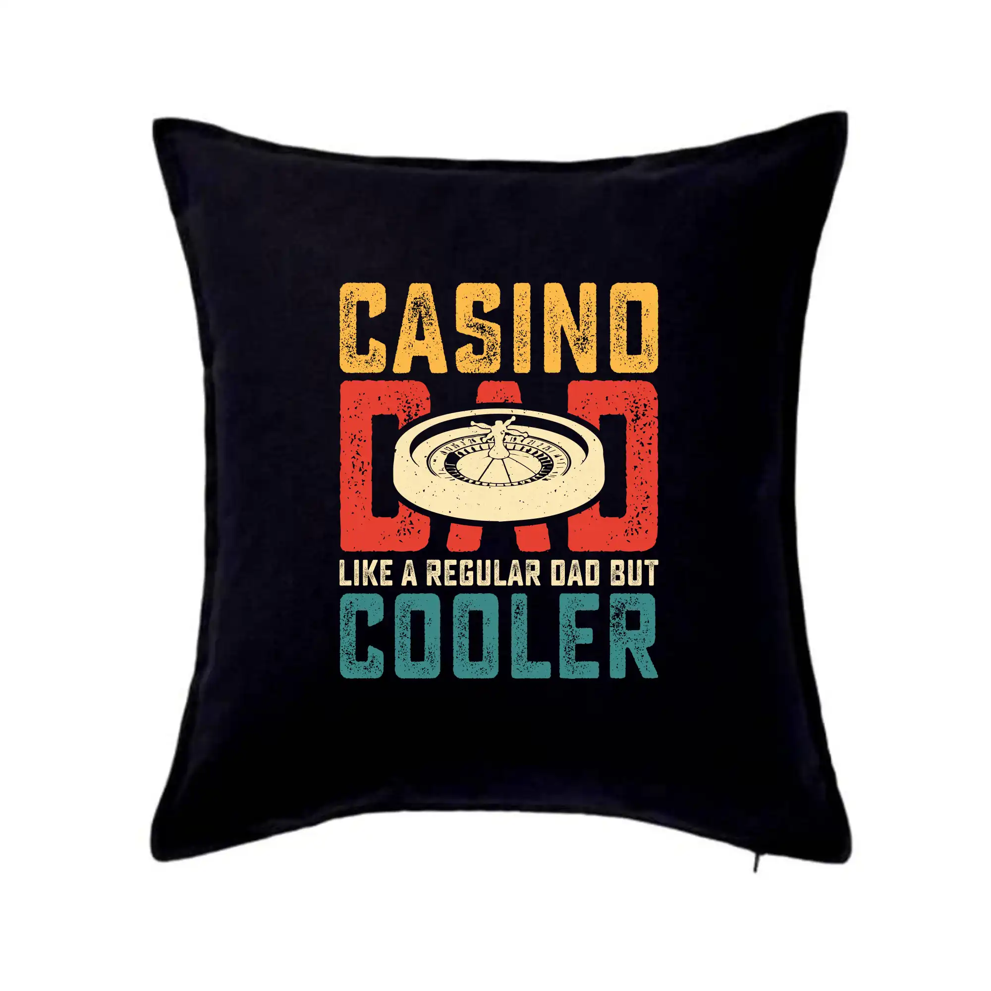 Poker tričká - Casino dad like a regular dad but cooler - Vankúš 50x50