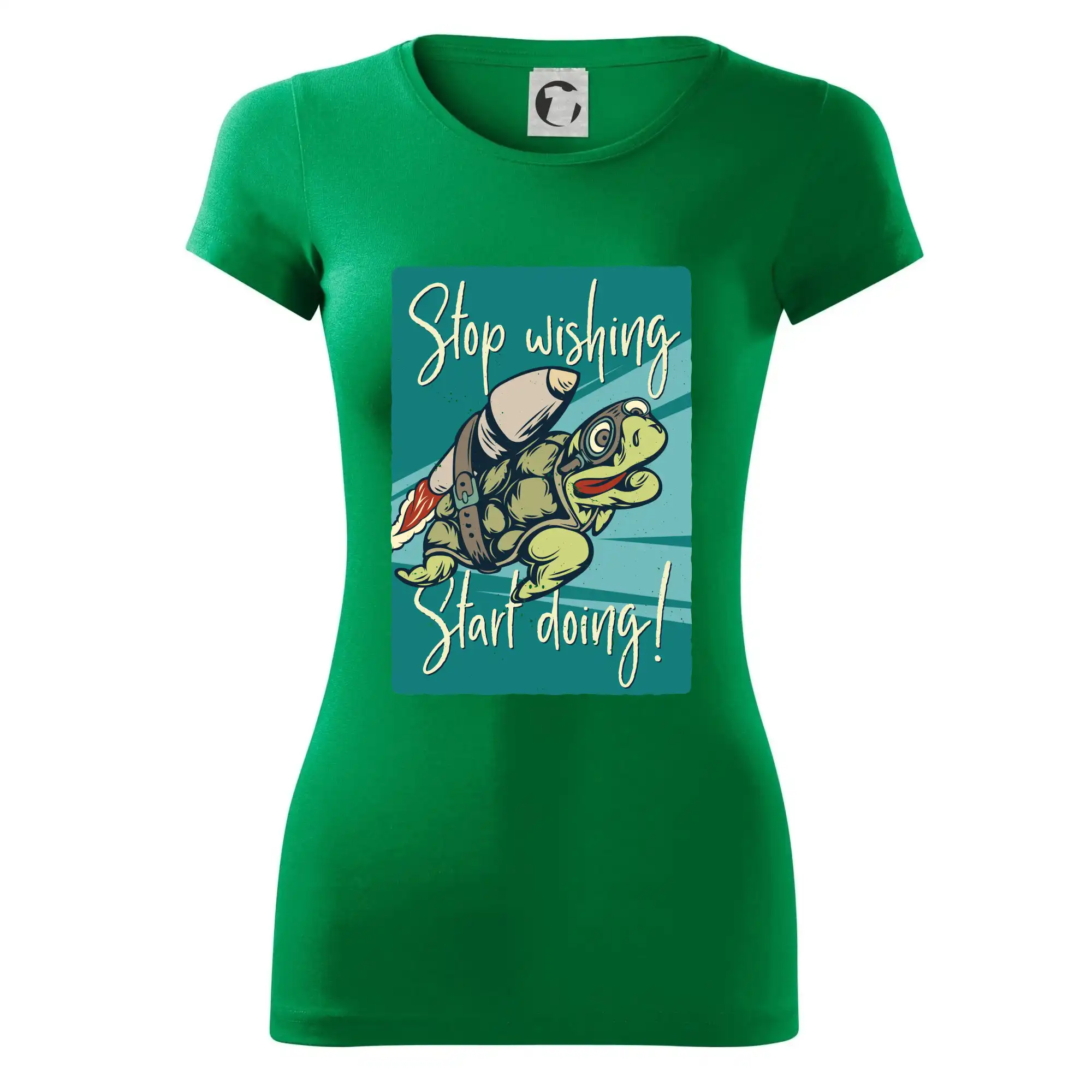 Stop wishing start doing želva